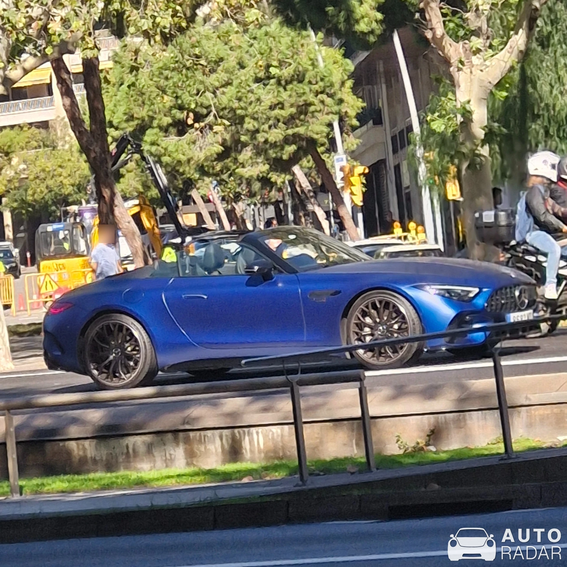 Mercedes-AMG GT C Roadster R190 spotted in Barcelona, Spain