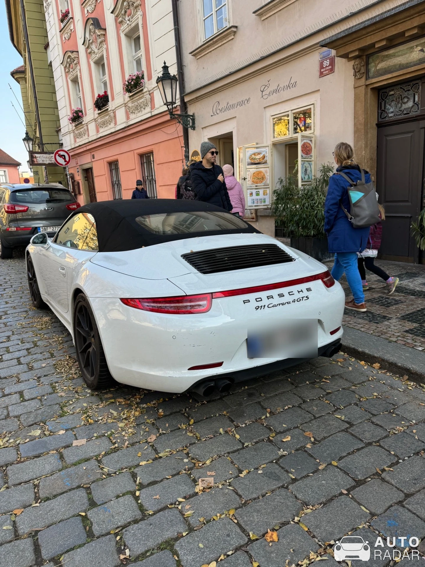 Porsche 991 Carrera 4 GTS Cabriolet MkII spotted in Praha 1, Czechia