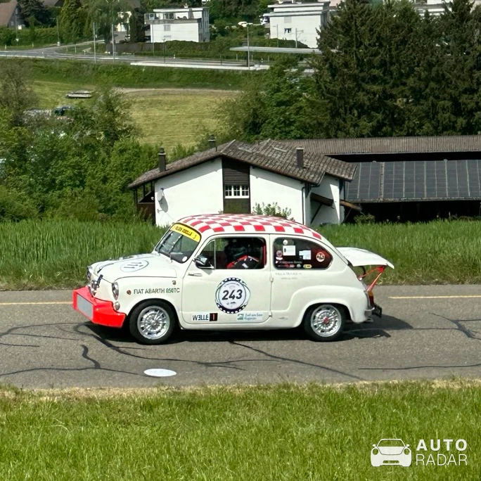 Fiat 850 Abarth TC spotted in Rudolfstetten-Friedlisberg