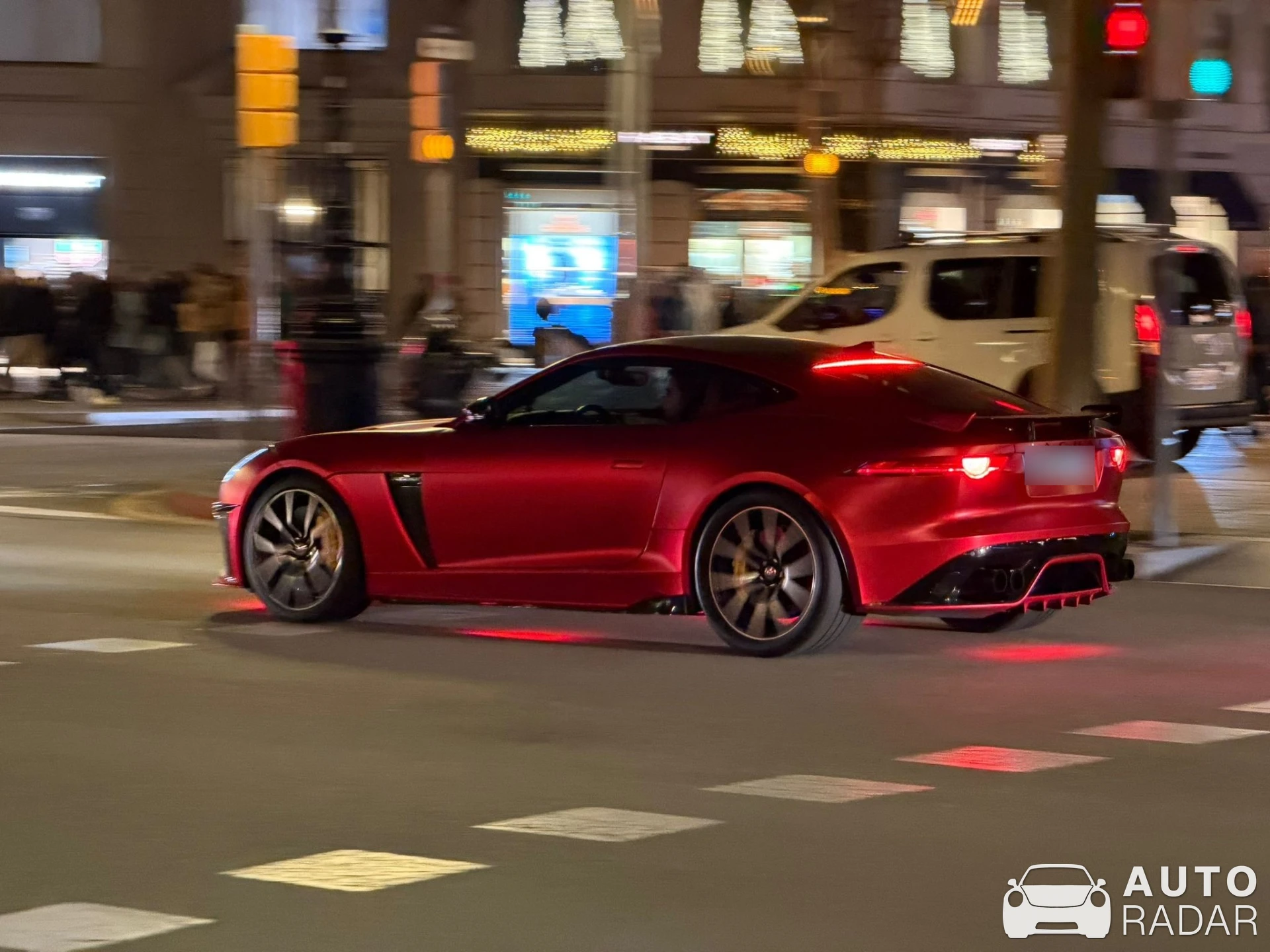 Jaguar F-Type SVR Coupé spotted in Barcelona, Spain