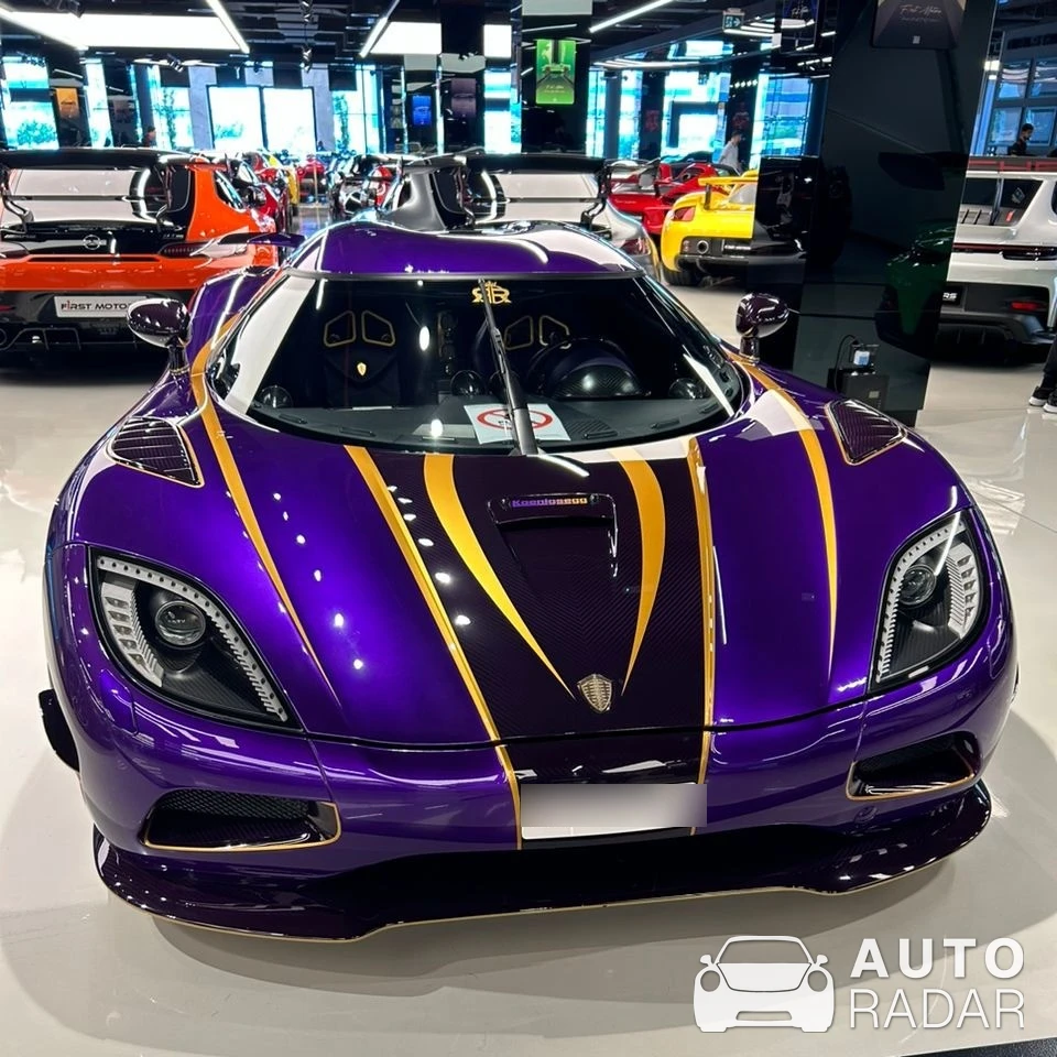 Koenigsegg Agera R Zijin spotted in Dubai