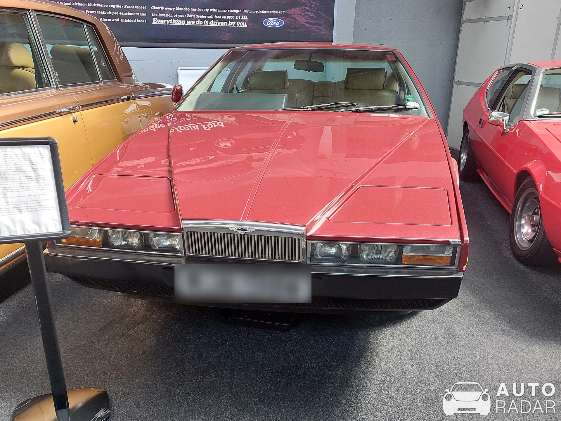 Aston Martin Lagonda Saloon spotted in Belper