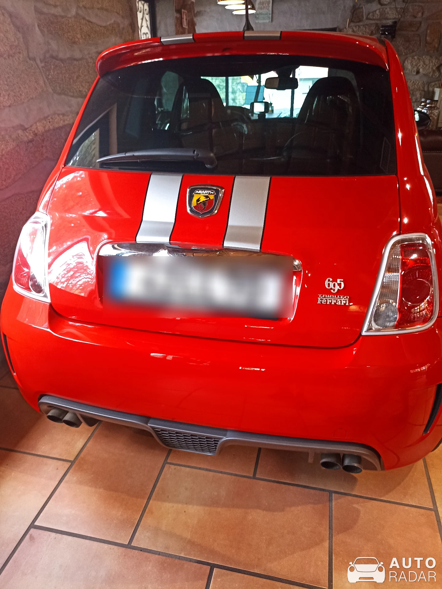 Abarth 695 Tributo Ferrari spotted in Avintes