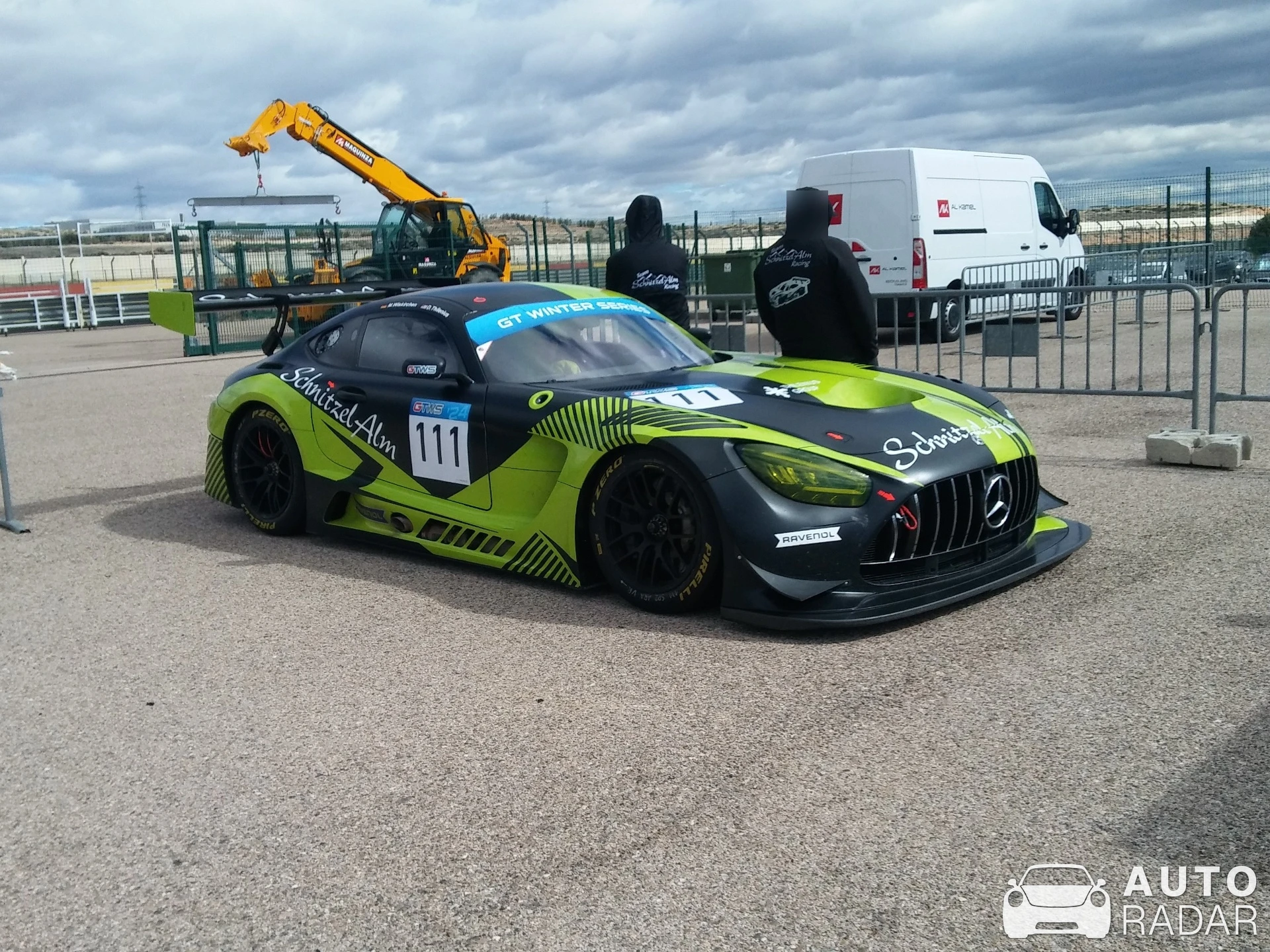 Mercedes-AMG GT3 Evo spotted in Teruel, Spain