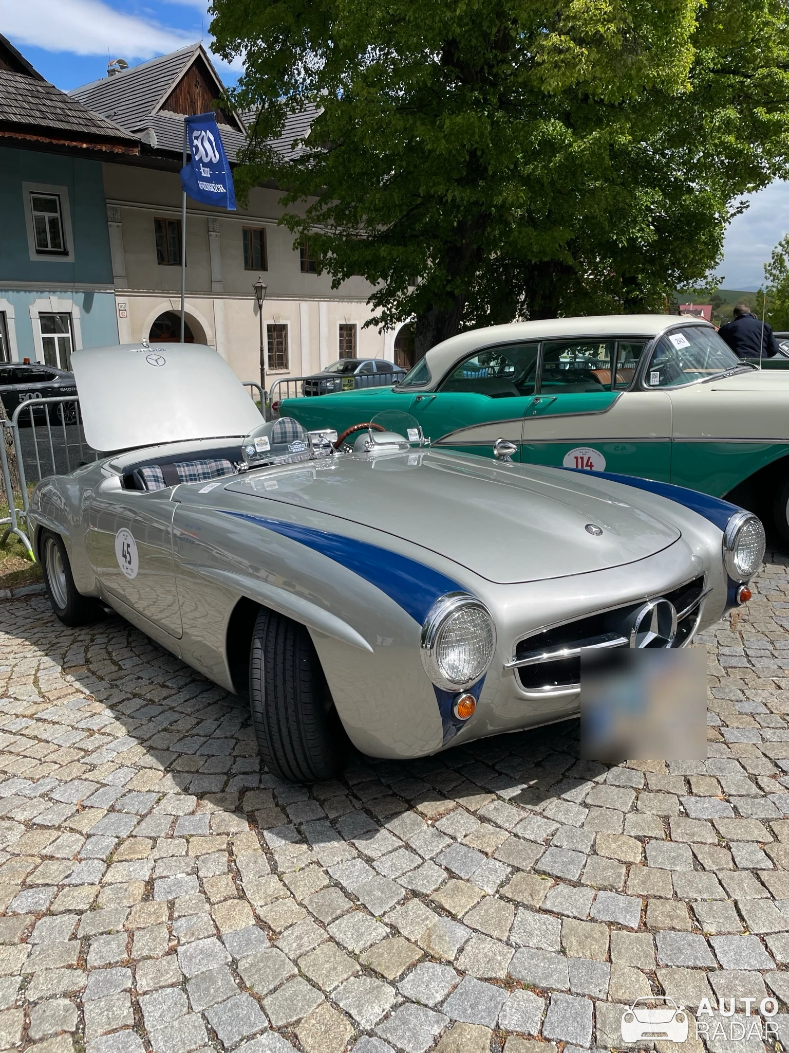 Mercedes-Benz 190 SLR spotted in Poprad
