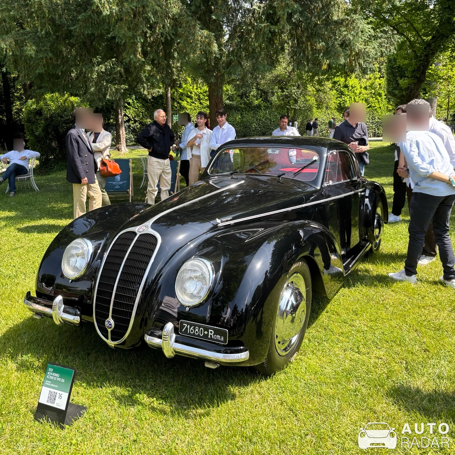Alfa Romeo 6C 2500 Berlinetta Sport by Touring  spotted in Cernobbio