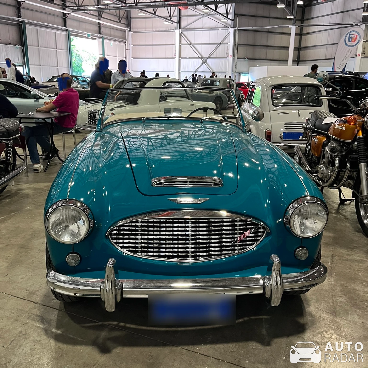 Austin-Healey 1956 M 100 spotted in Bastia Umbra