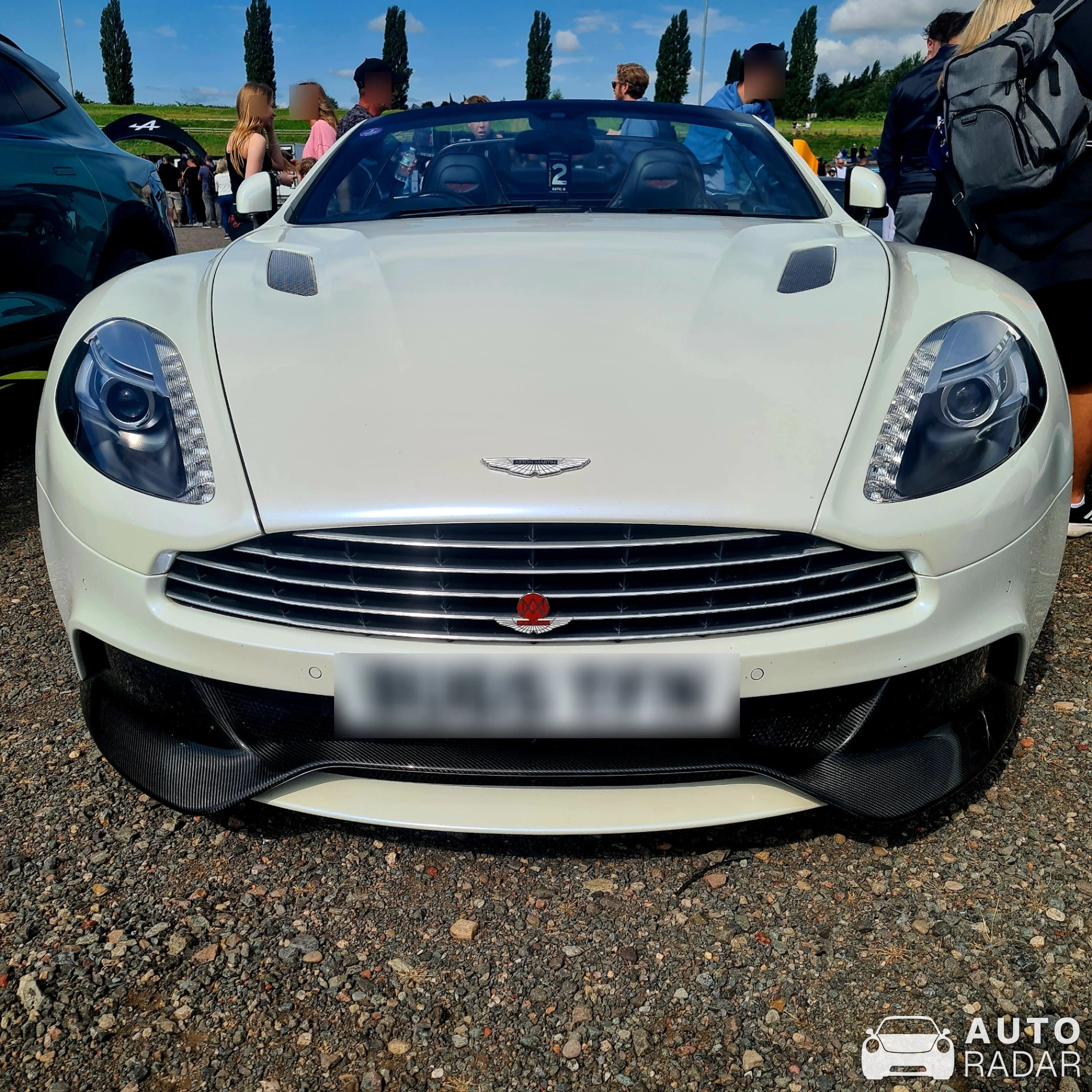Aston Martin V8 Vantage S Roadster spotted in Leicestershire, United Kingdom