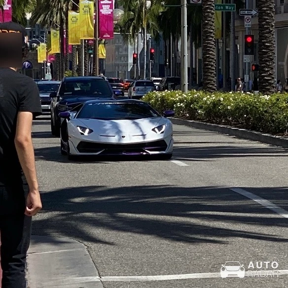 Lamborghini Aventador LP770-4 SVJ Roadster Xago Edition spotted in Los Angeles