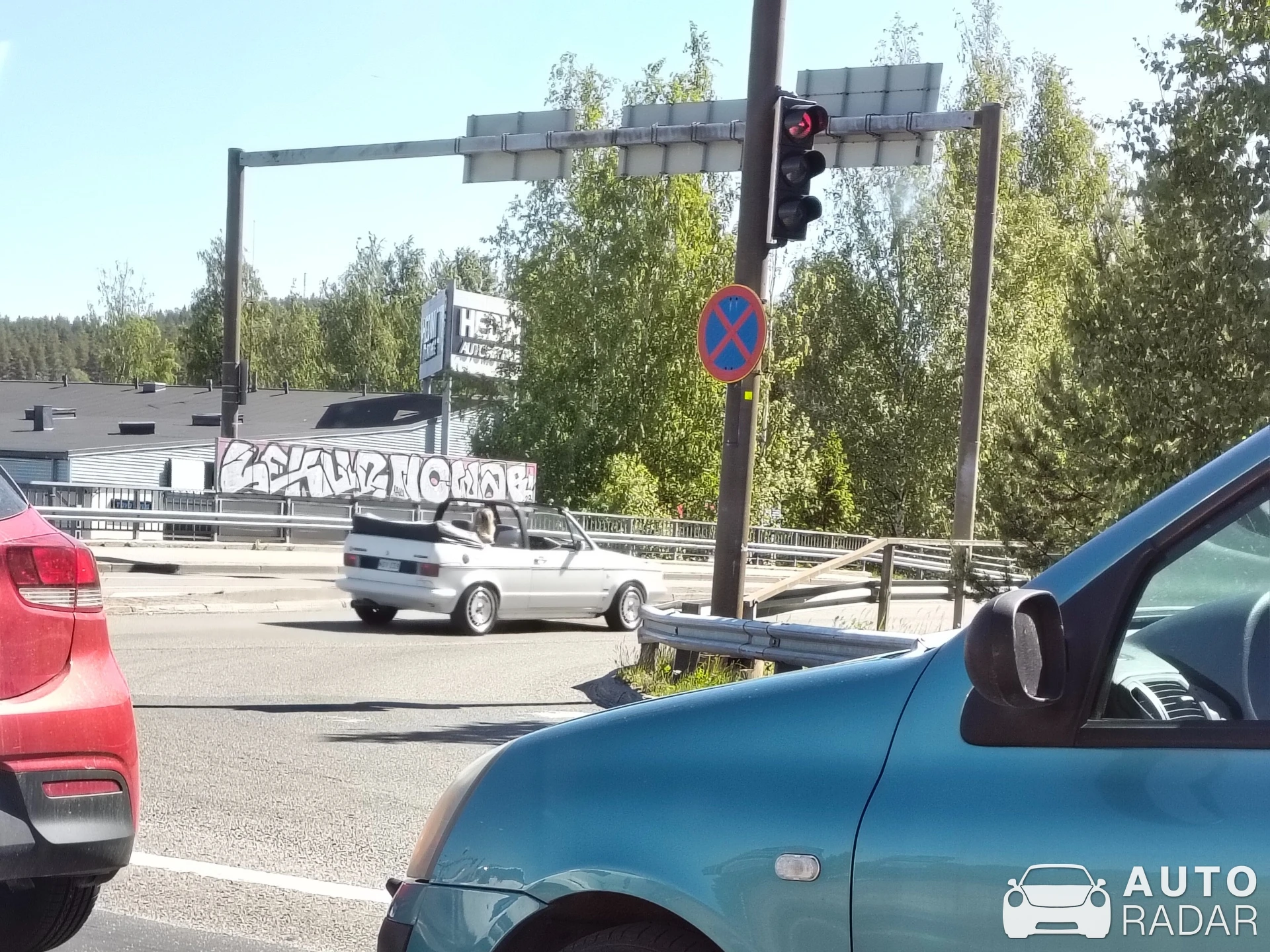Volkswagen Golf Cabriolet MkI spotted in Jyväskylä