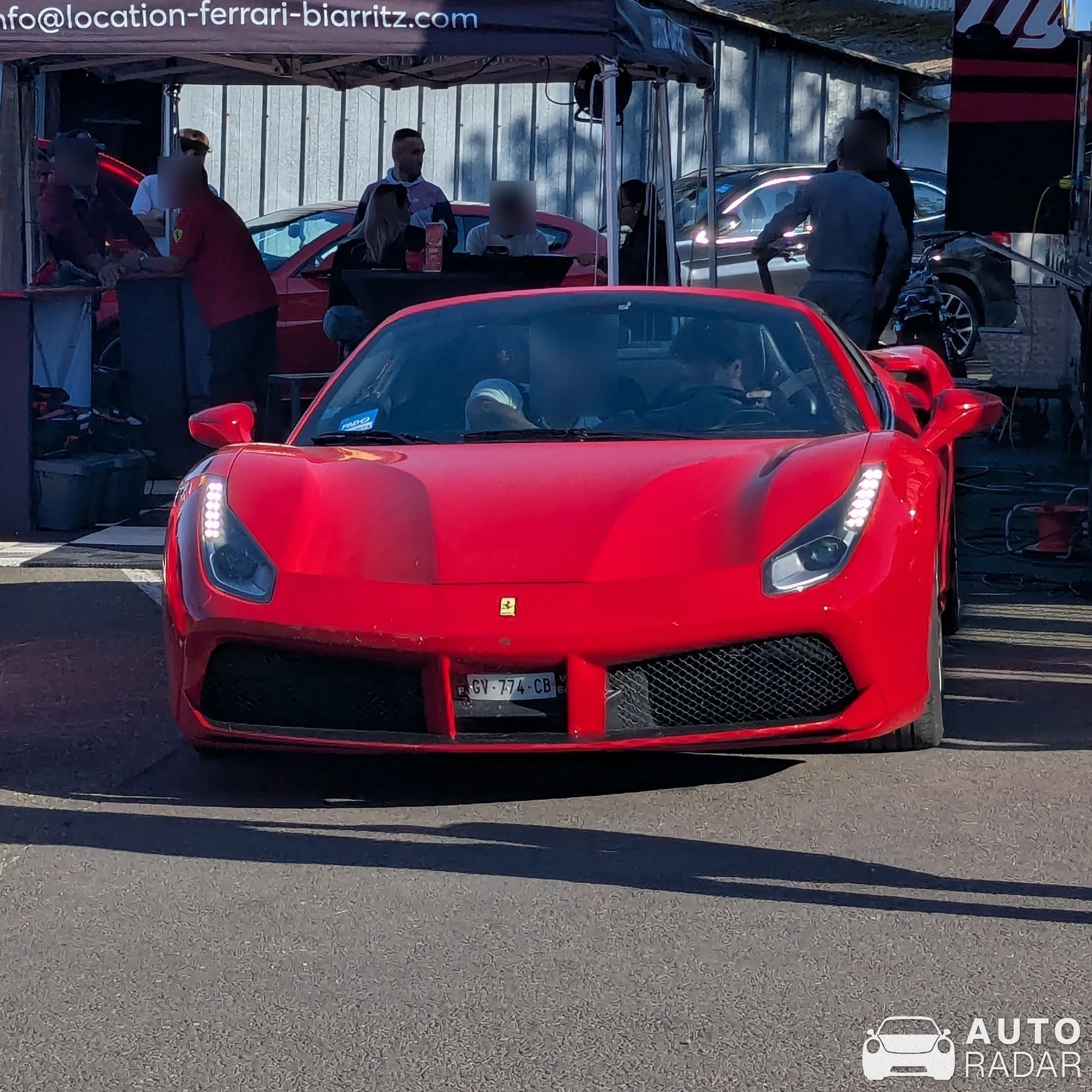 Ferrari 488 Spider spotted in Nogaro