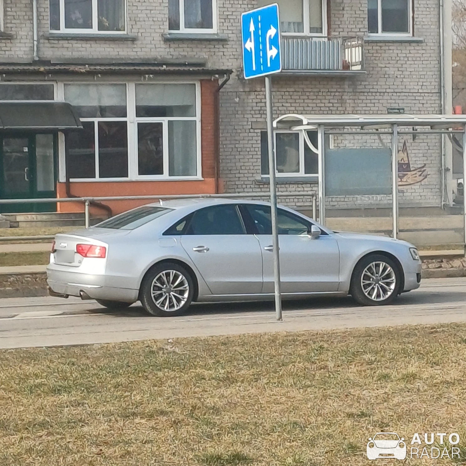 Audi A8L W12 spotted in Liepāja