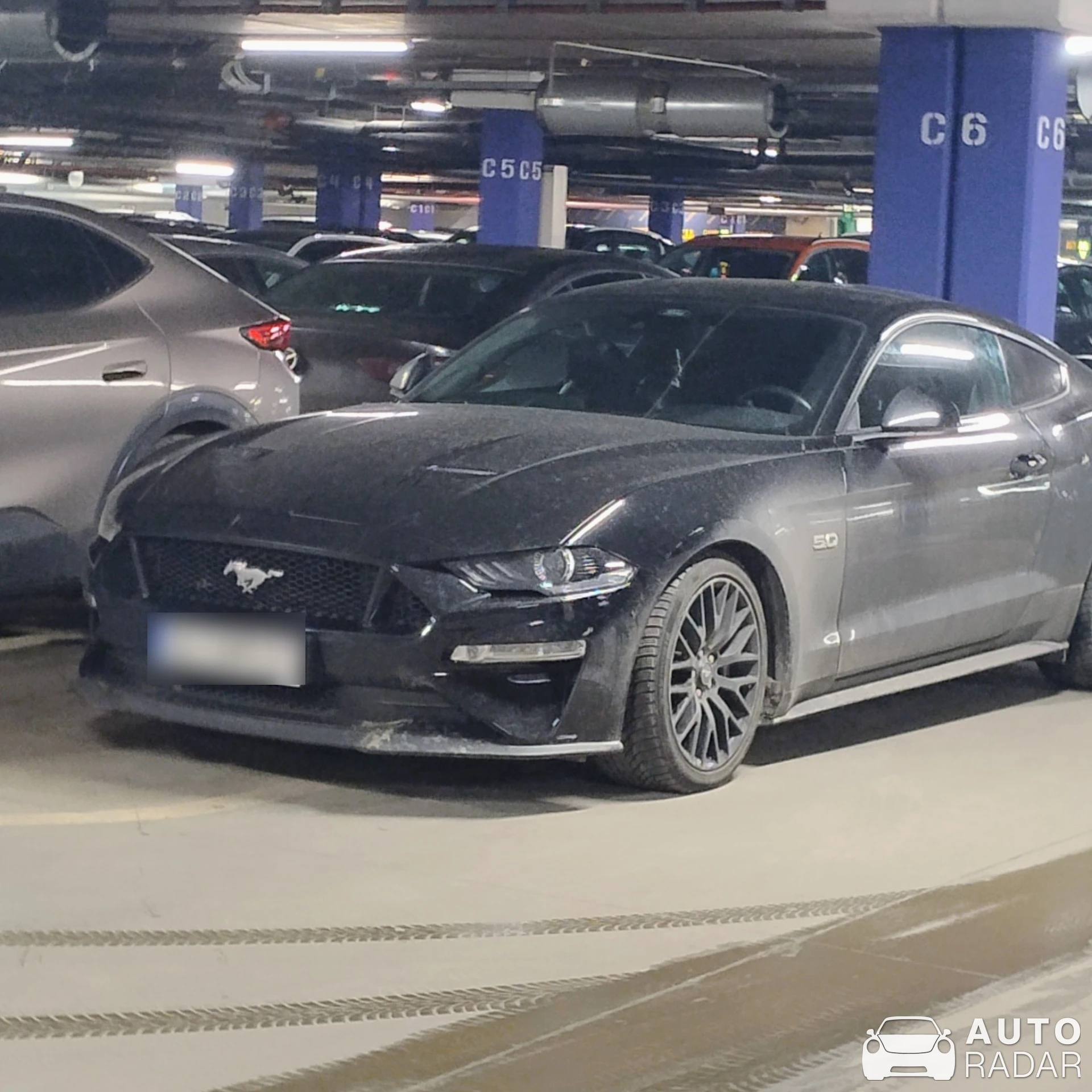 Ford Mustang GT spotted in Białystok, Poland