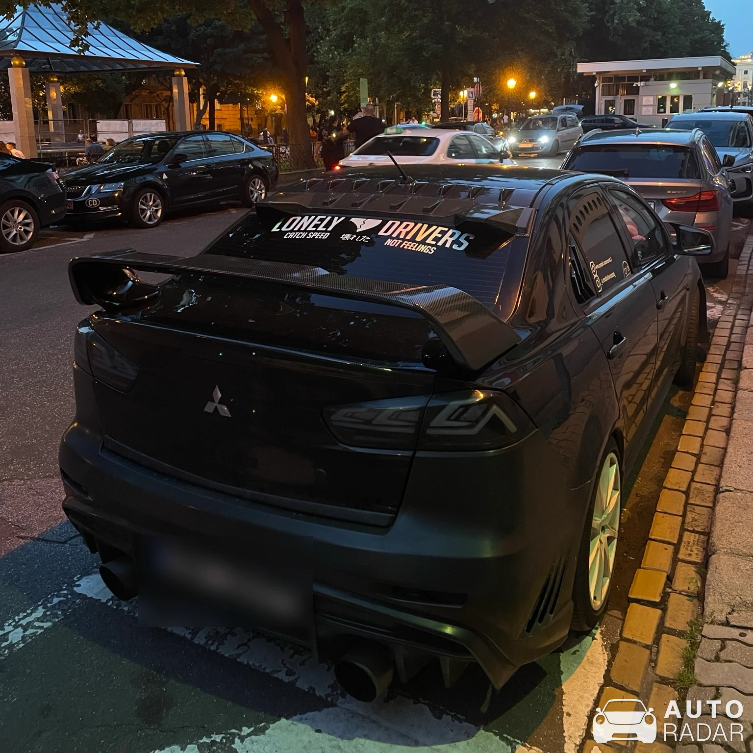 Mitsubishi Lancer Evolution X Time Attack spotted