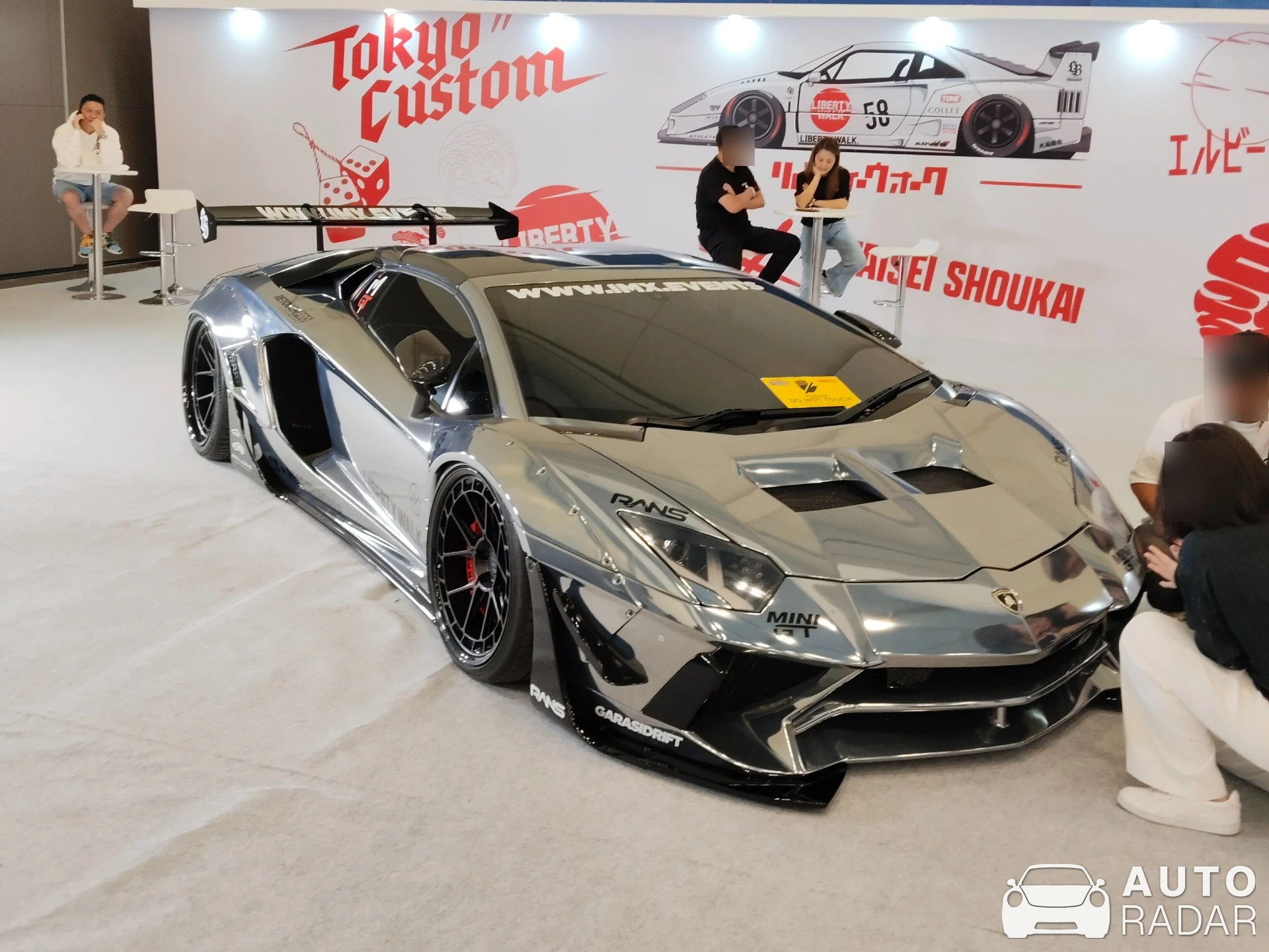 Lamborghini Aventador LP700-4 Liberty Walk LB Performance Wide Body spotted in Tangerang