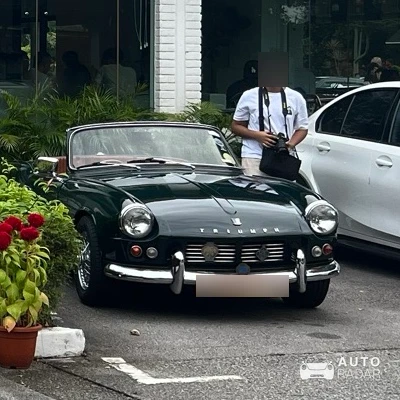 Triumph Spitfire Mark II spotted in Singapore