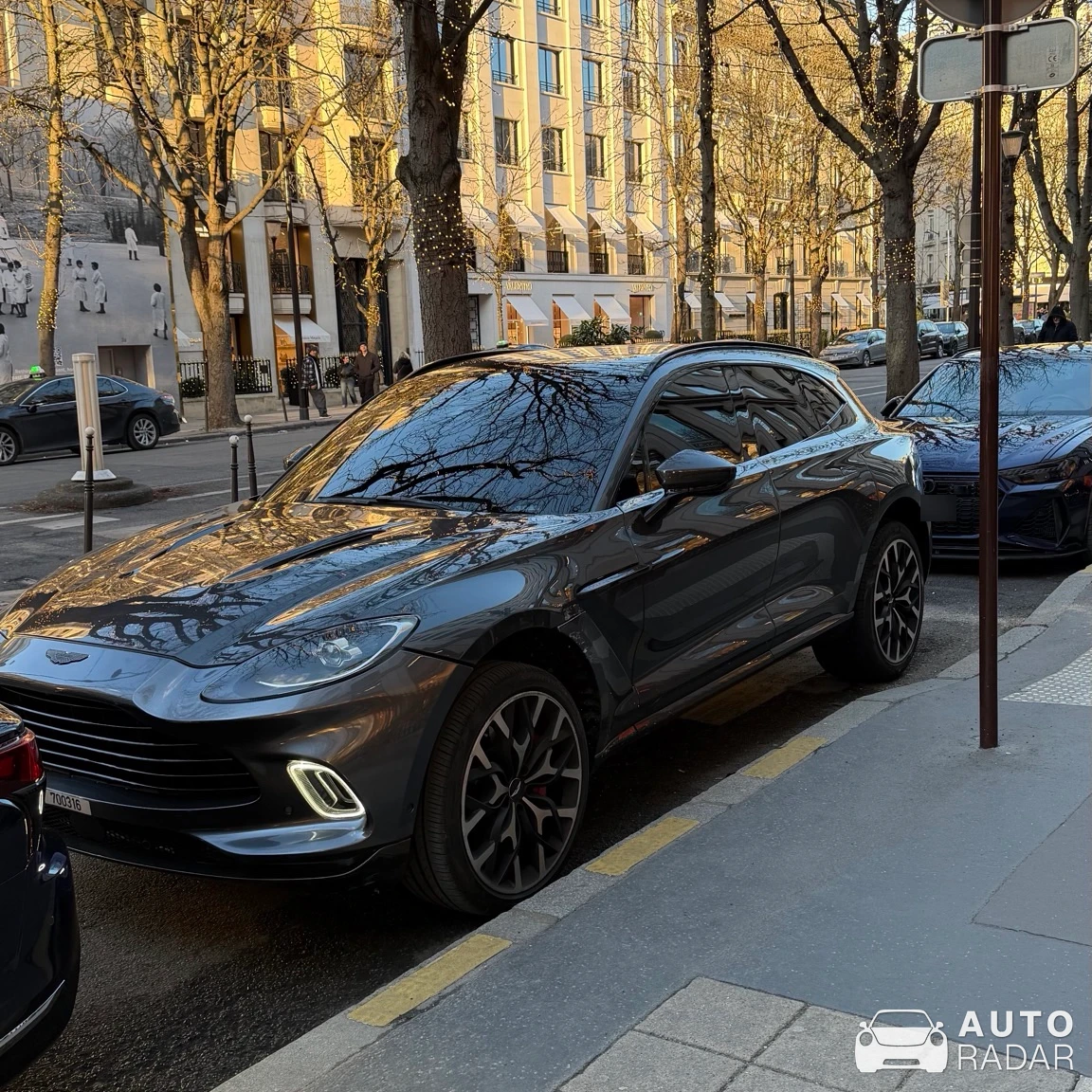 Aston Martin DBX spotted in Paris, France