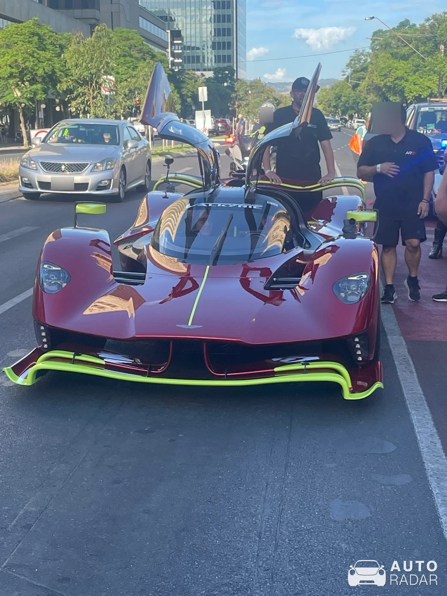 Aston Martin Valkyrie AMR PRO spotted in Adelaide