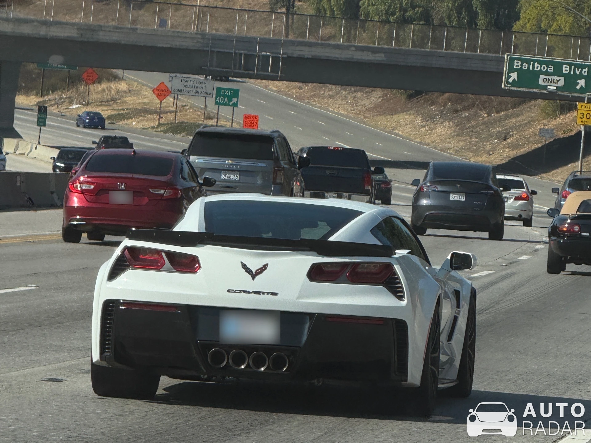 Chevrolet Corvette C7 Z06 spotted in Los Angeles, United States