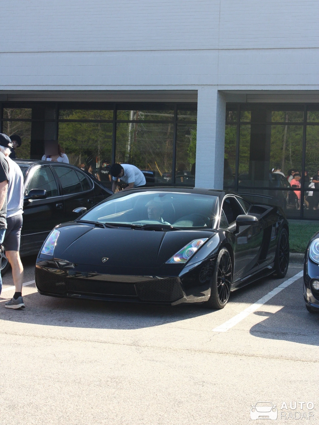 Lamborghini Gallardo Nera spotted in Durham
