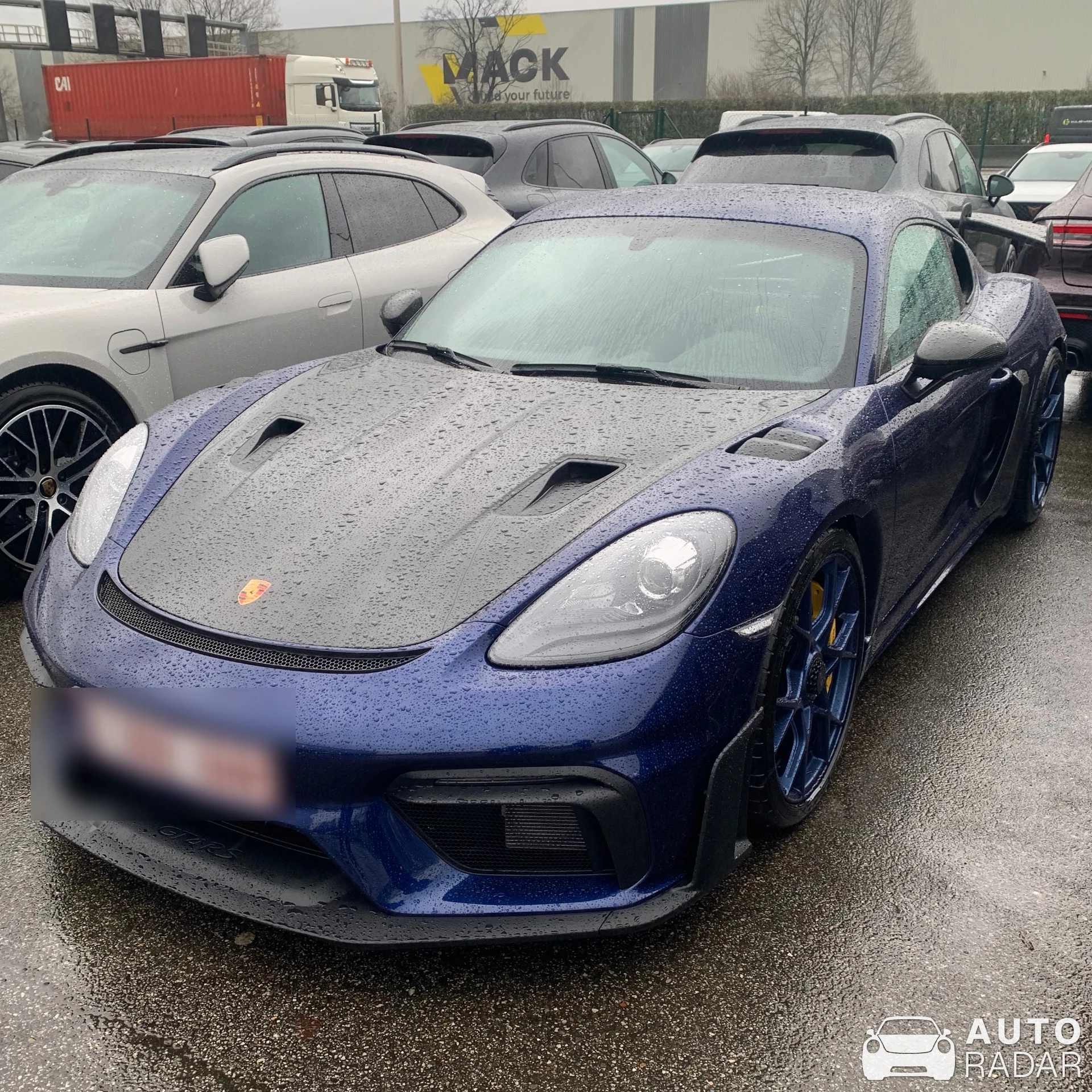 Porsche 718 Cayman GT4 RS spotted in Wommelgem, België