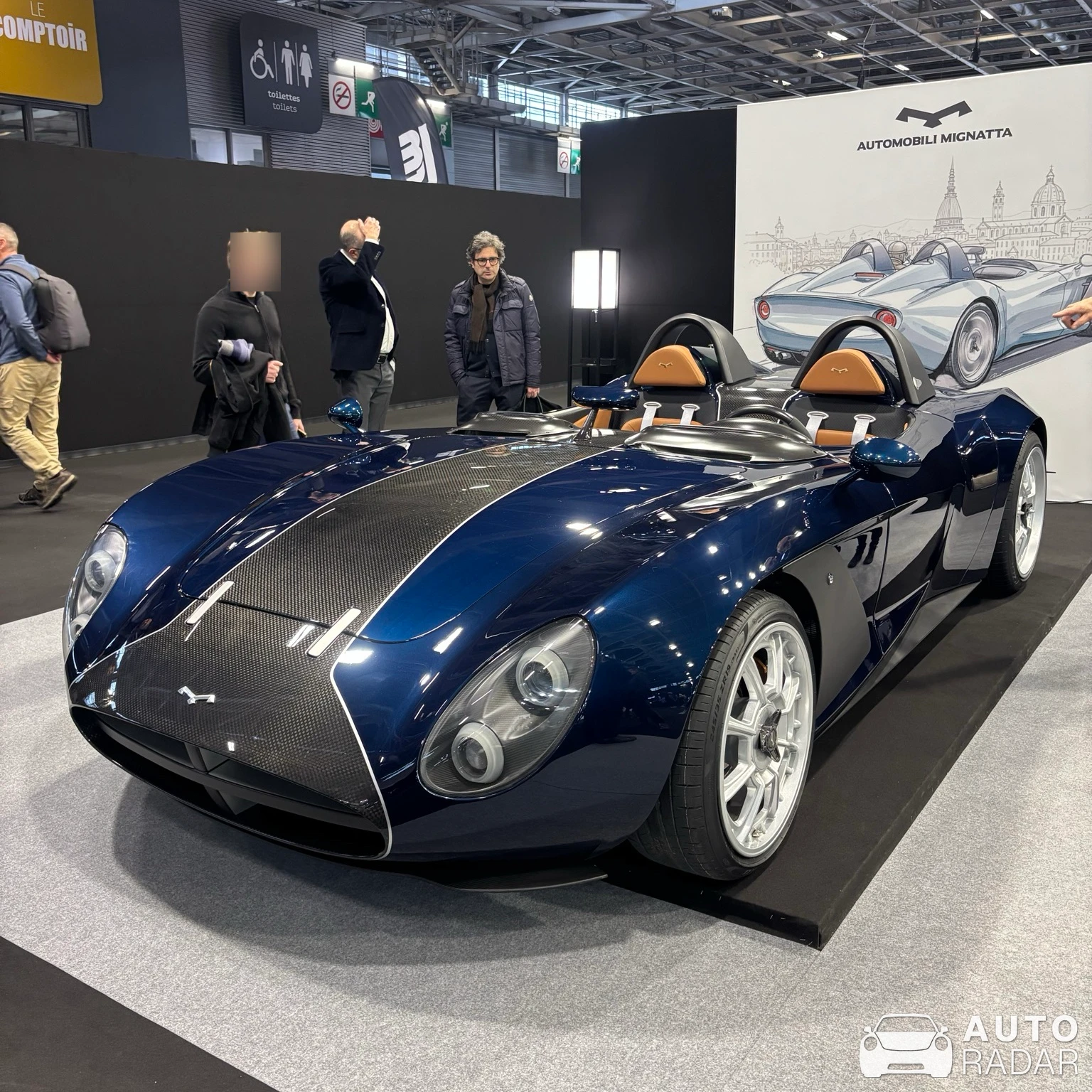 Automobili Mignatta Rina Spyder spotted in Paris