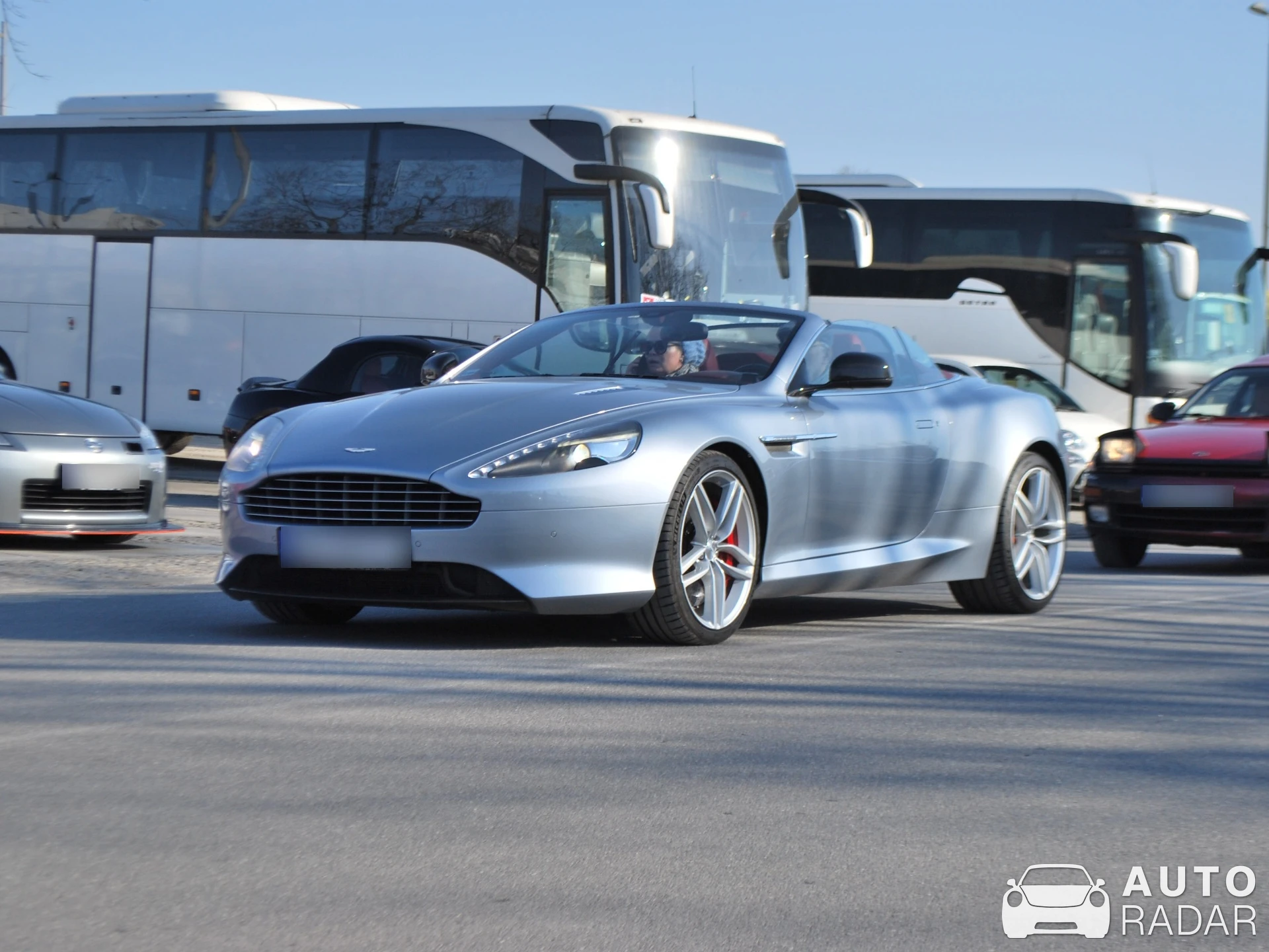 Aston Martin DB9 Volante 2013 spotted in Warszawa, Poland