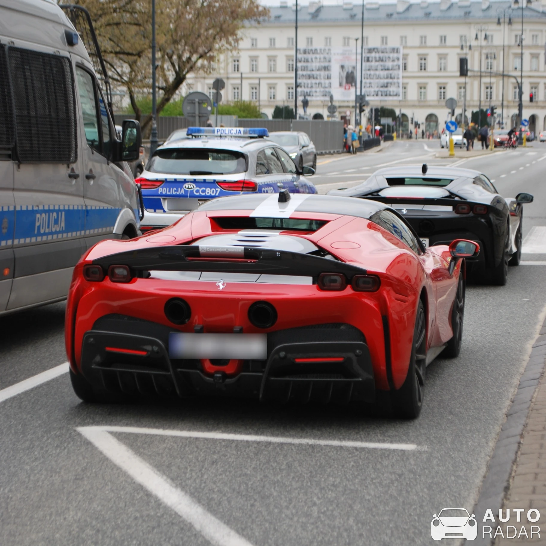 Ferrari SF90 Stradale Assetto Fiorano Novitec Rosso spotted in Warszawa, Poland