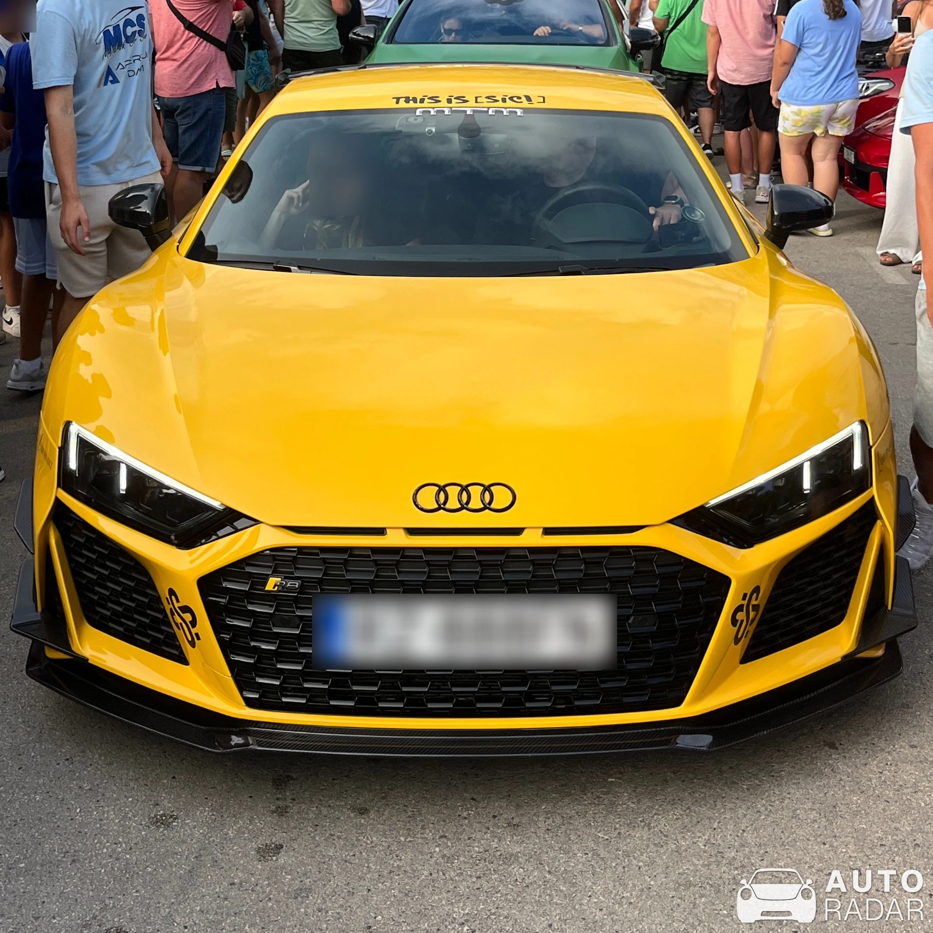 Audi MTM R8 V10 spotted in Makarska, Croatia