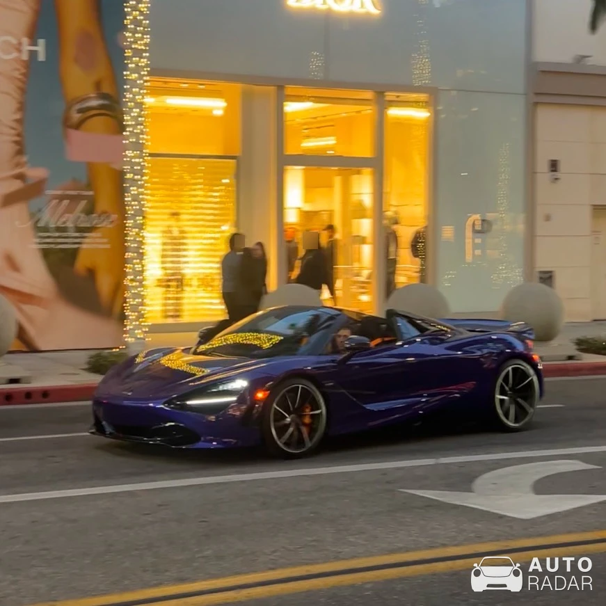 McLaren 750S Spider spotted in Beverly Hills, United States