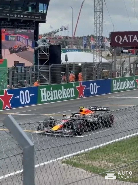 Red Bull Racing RB21 spotted in Zandvoort
