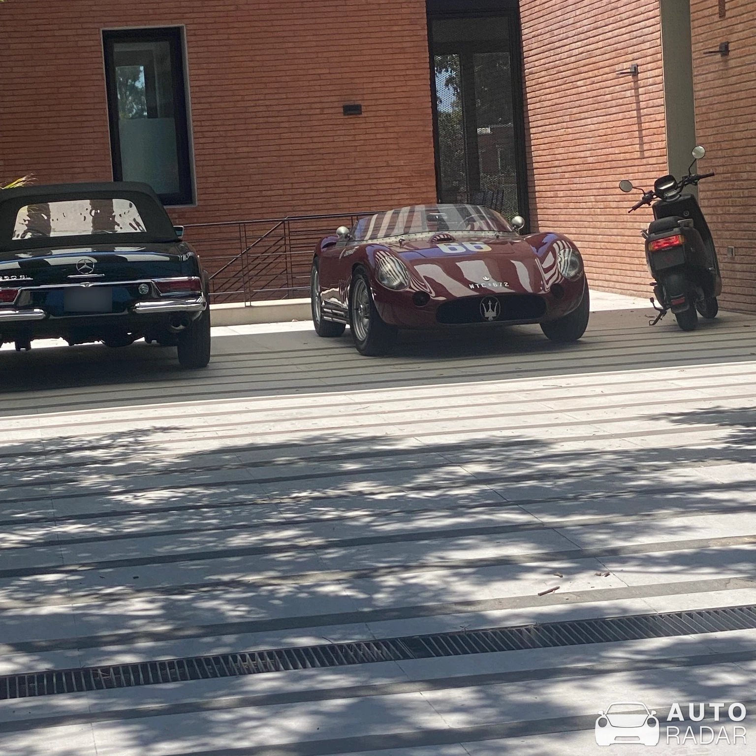 Maserati 450S spotted in Villa Urquiza