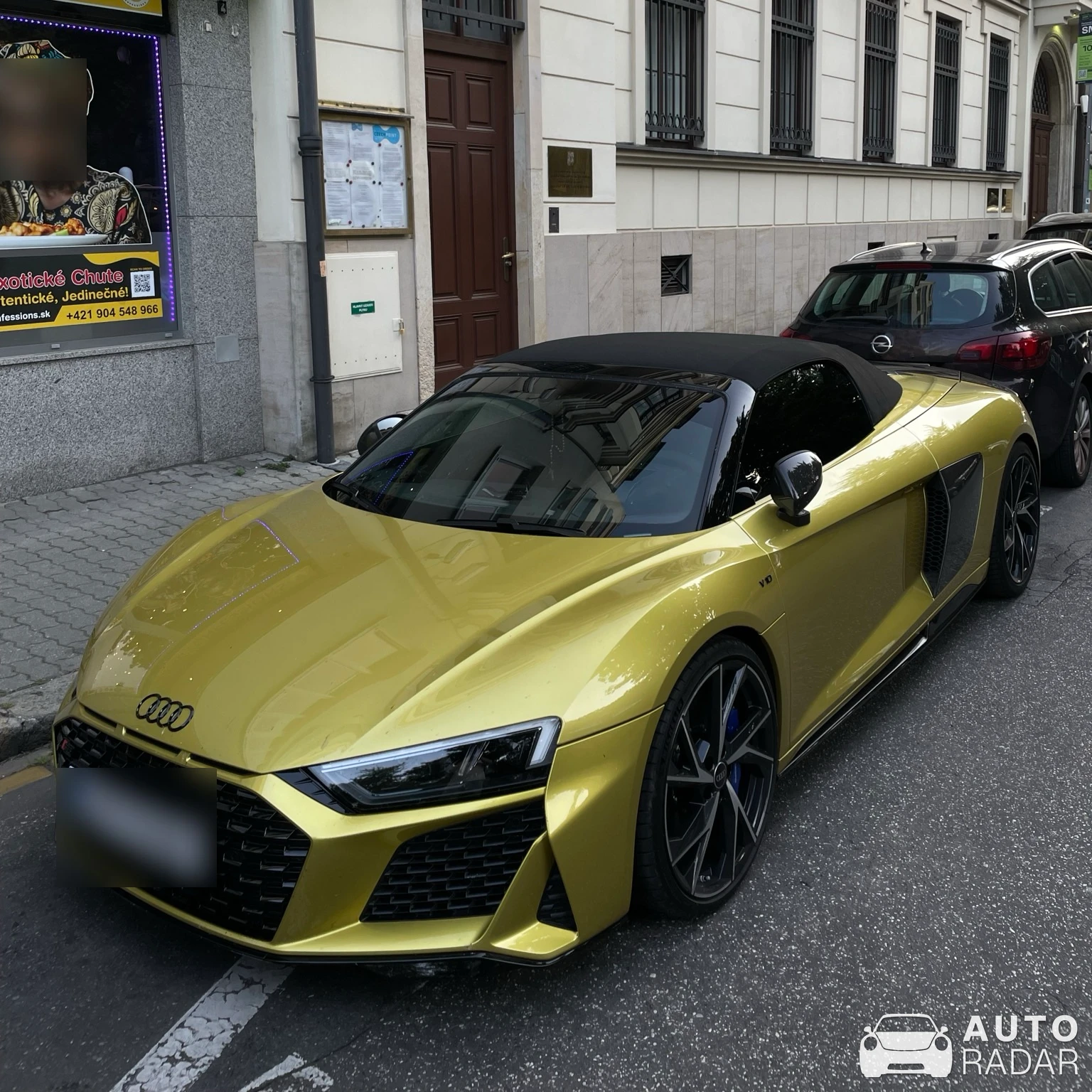 Audi R8 V10 Spyder Sport spotted in Bratislava