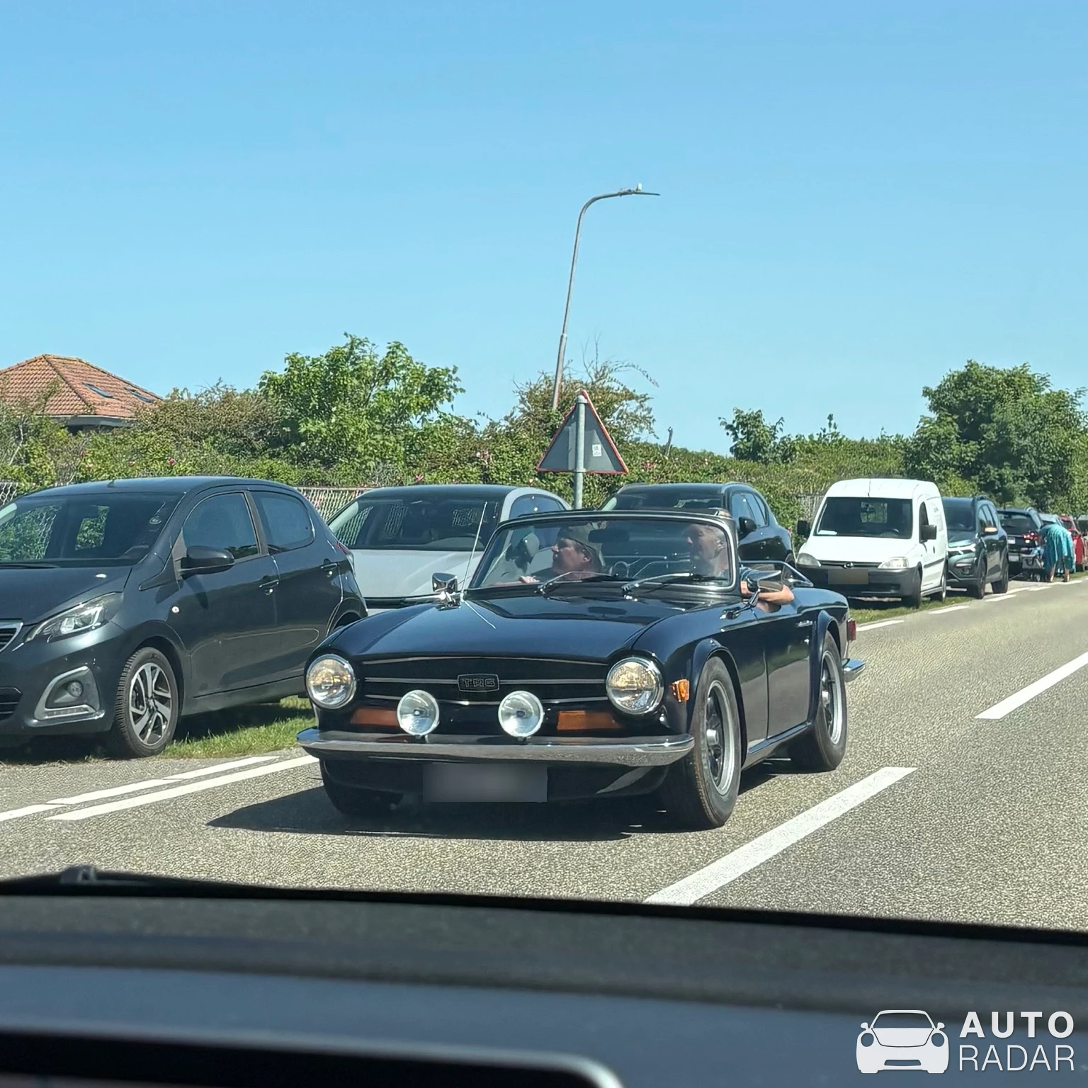 Triumph TR6 spotted in Den Helder