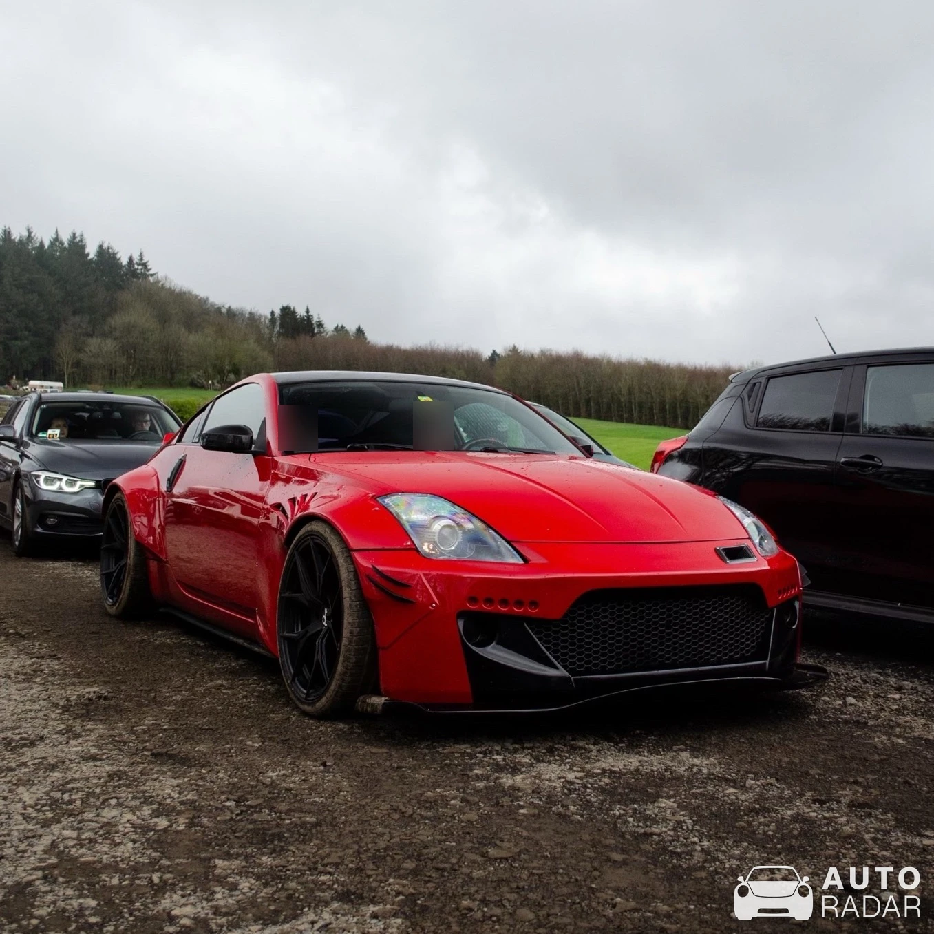 Nissan 350Z Rocket Bunny spotted in Nürburg