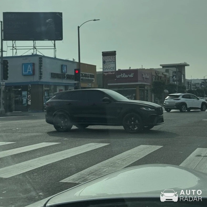 Jaguar F-PACE SVR spotted in Los Angeles, United States