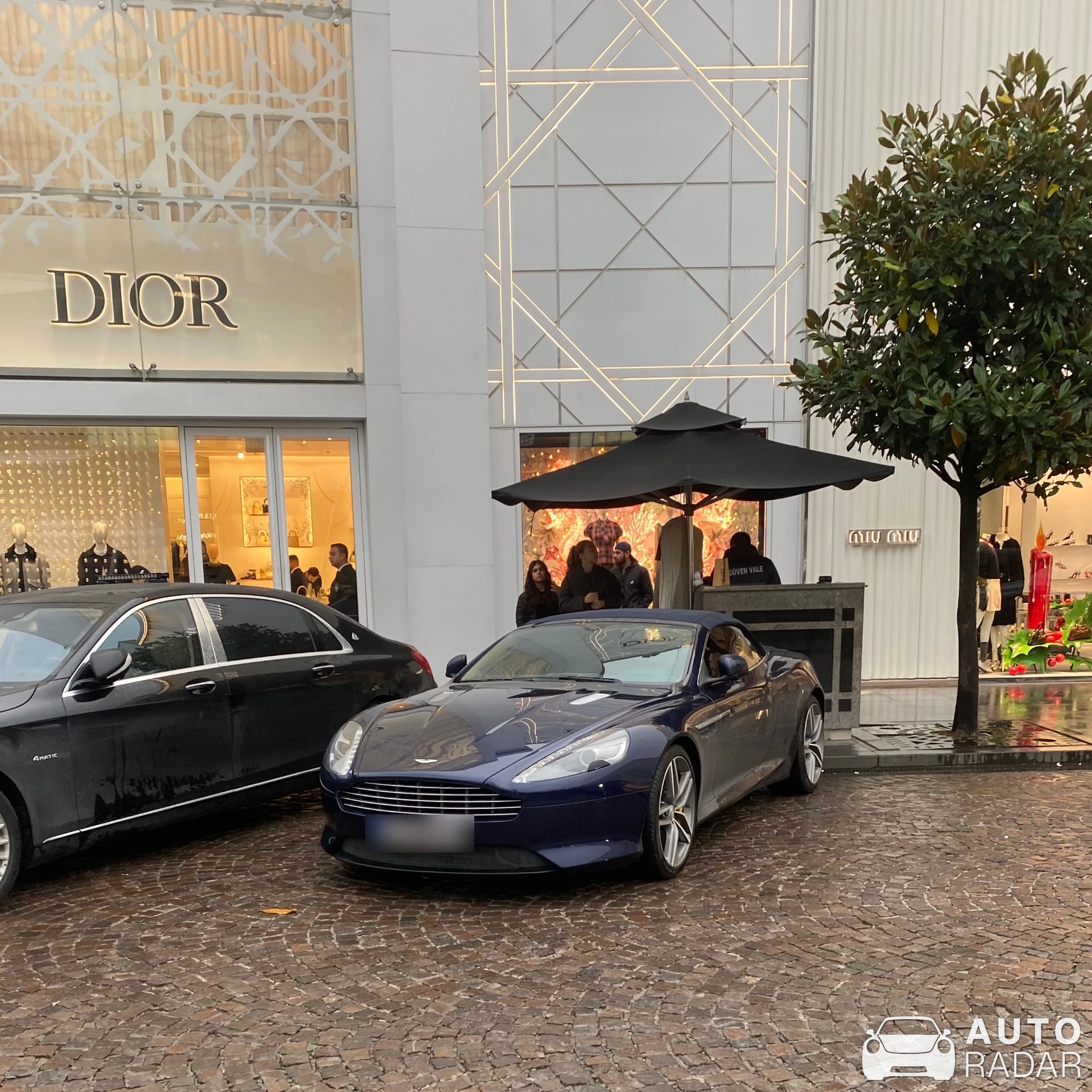 Aston Martin DB9 Volante spotted in Sarıyer, Türkiye