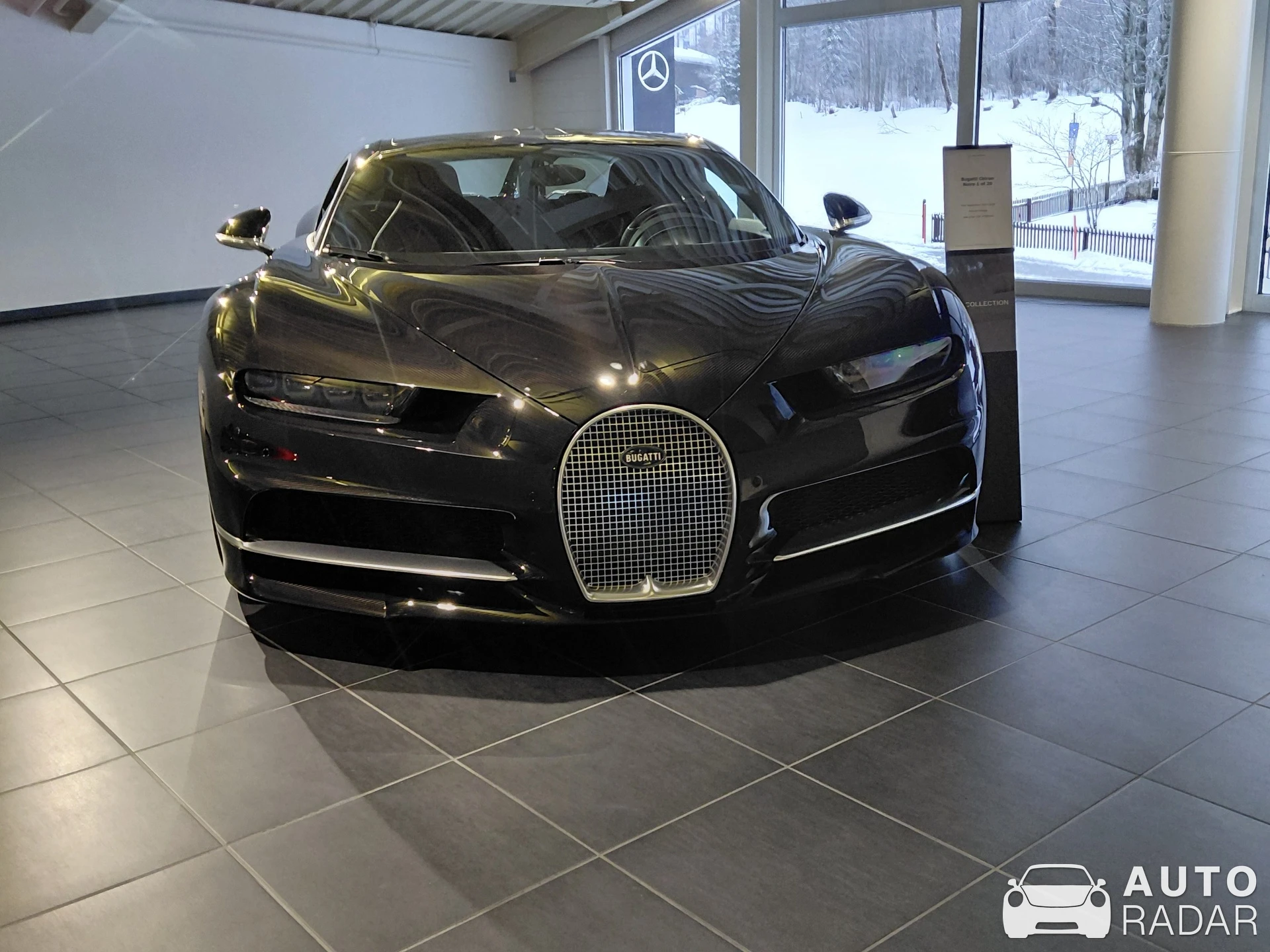 Bugatti Chiron Sport Noire spotted in Feutersoey