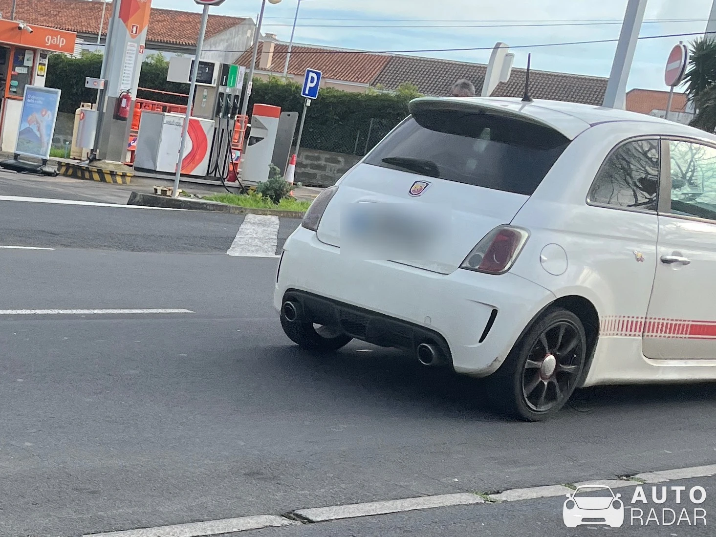 Abarth 595 spotted in Praia da Vitória