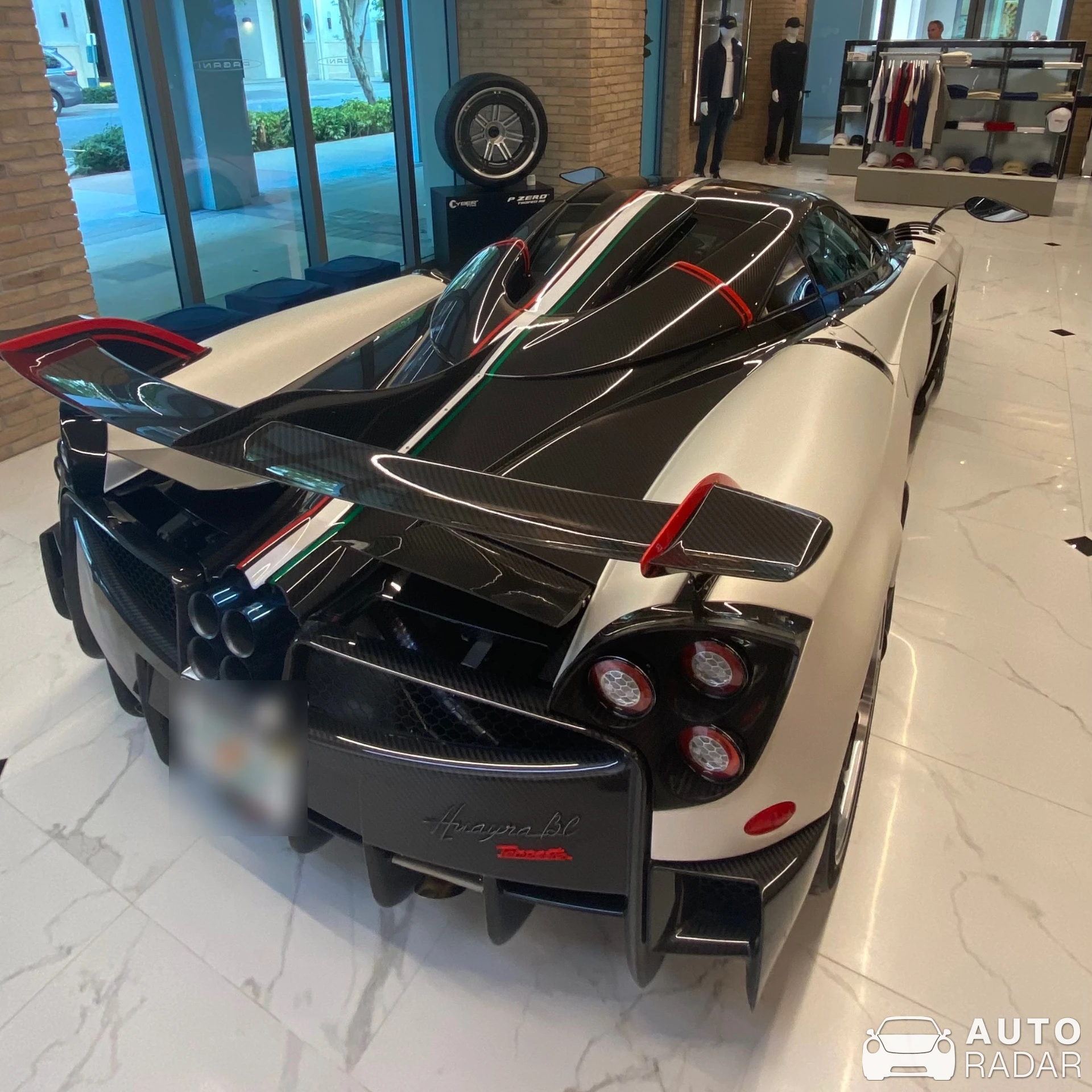 Pagani Huayra Roadster BC Tempesta spotted in Coral Gables