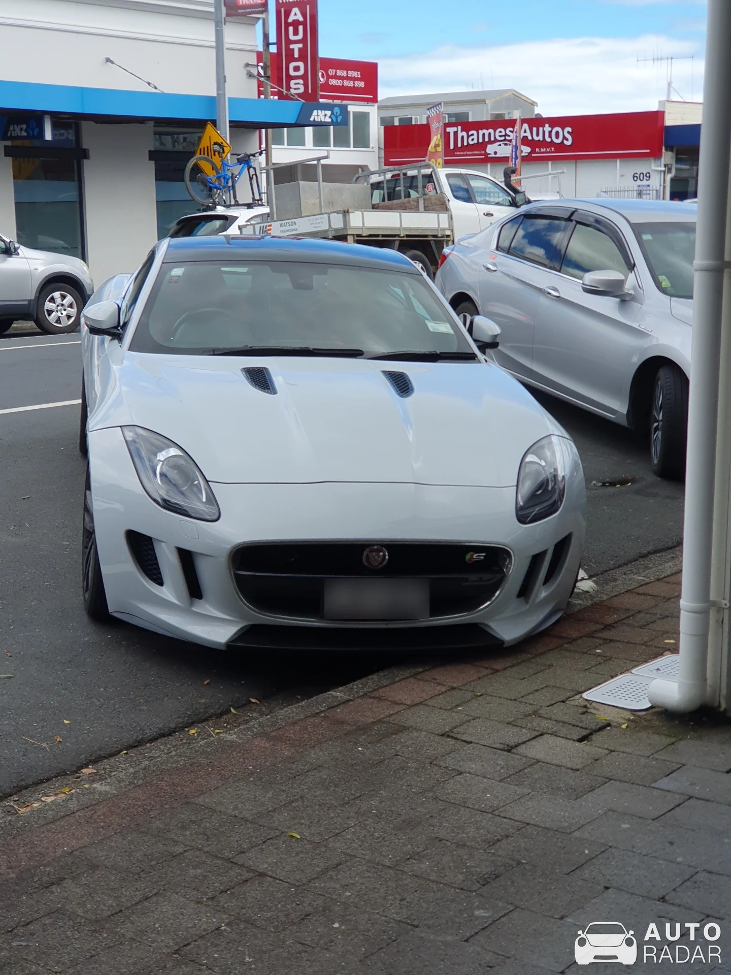 Jaguar F-Type S Coupé spotted in Thames, New Zealand