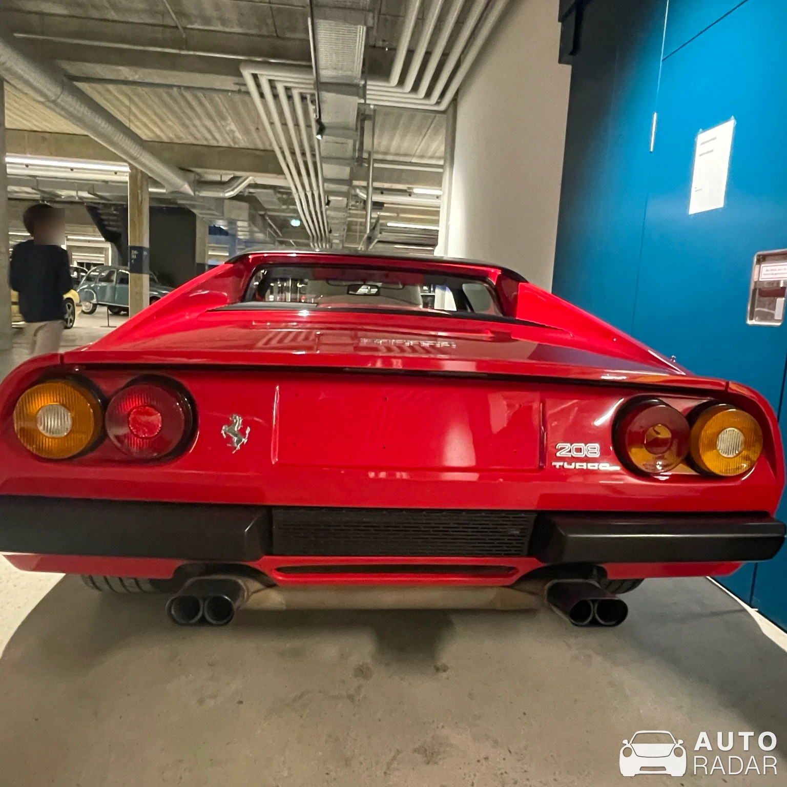 Ferrari 208 GTS Turbo spotted in Hørsholm