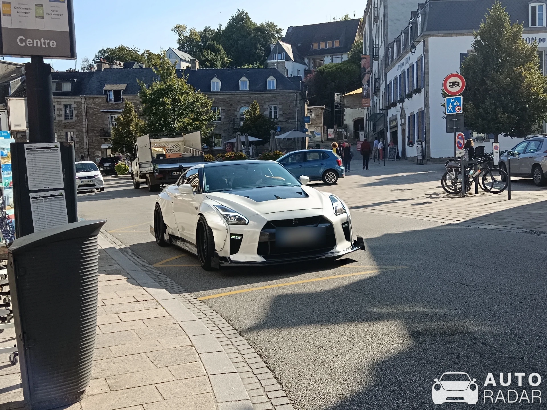 Nissan GT-R R35 Maxton Design Widebody spotted in Pont-Aven