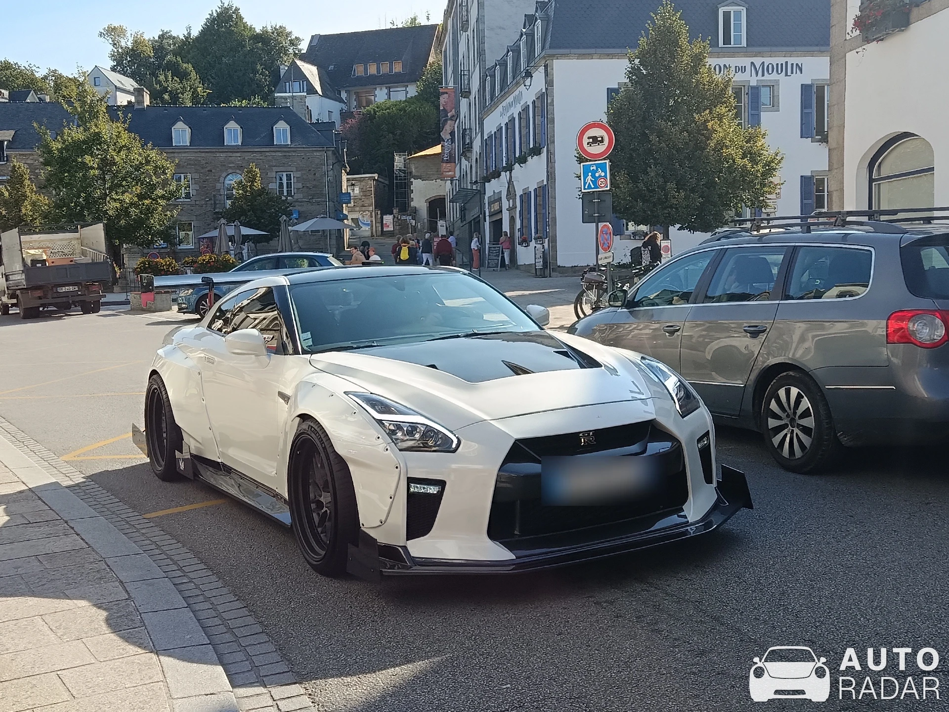 Nissan GT-R R35 Maxton Design Widebody spotted in Pont-Aven, France