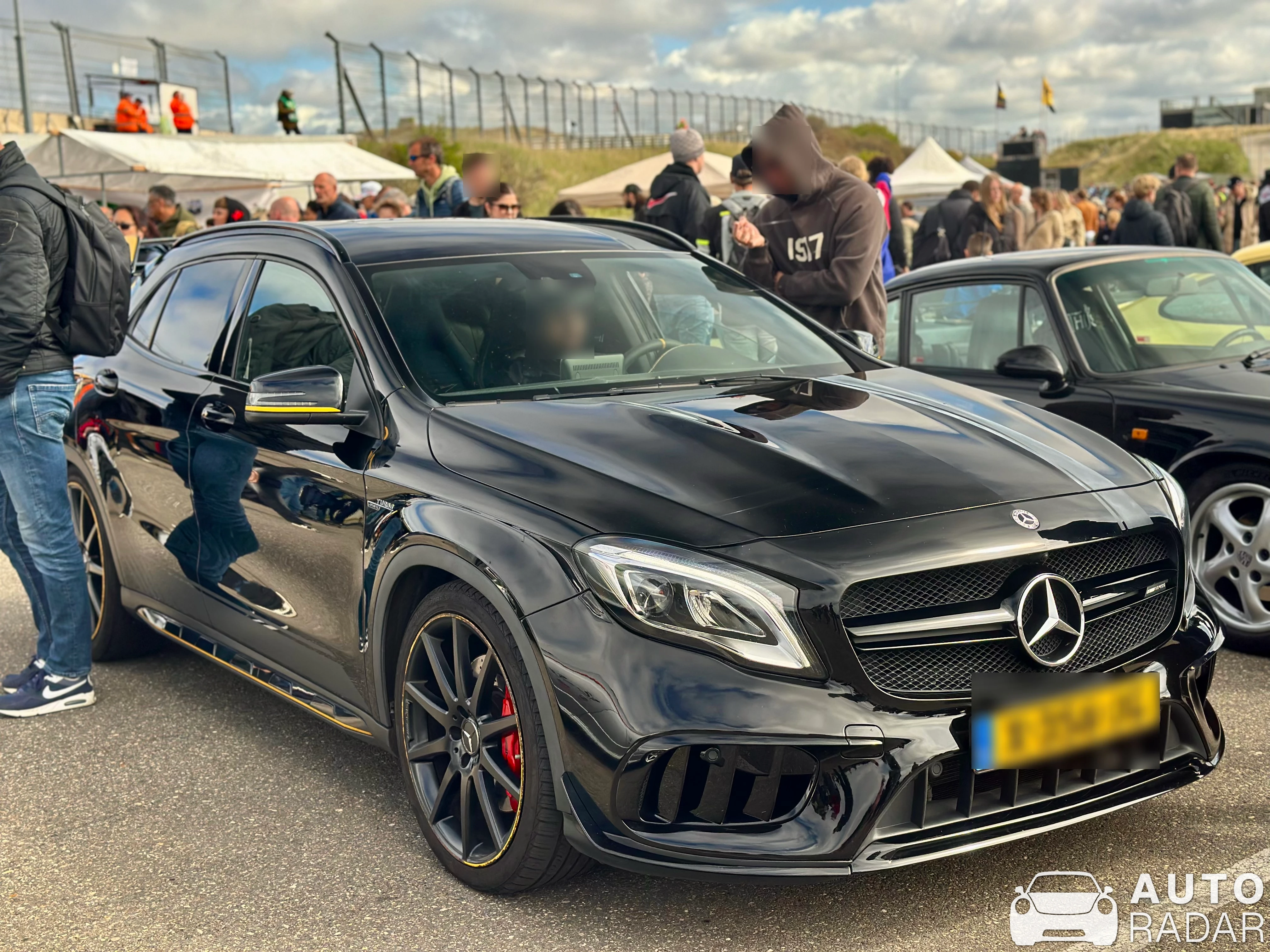 Mercedes-AMG GLA 45 X156 Yellow Night Edition spotted in Zandvoort