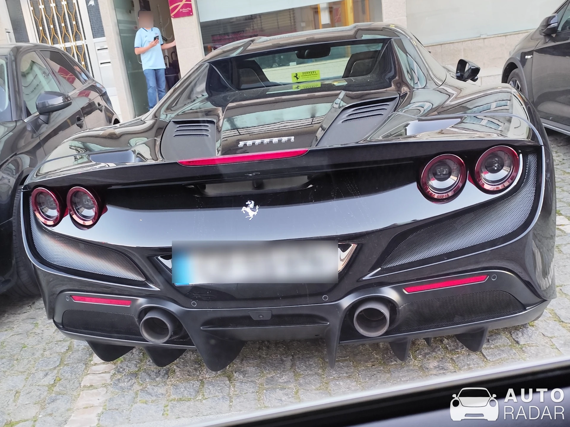 Ferrari F8 Spider spotted in Braga