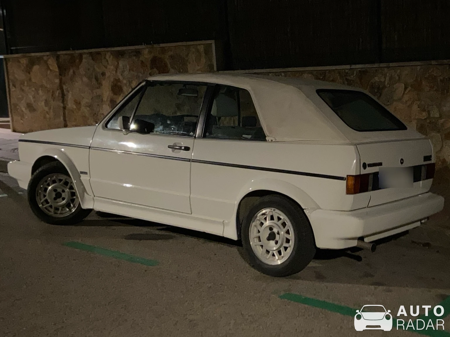 Volkswagen Golf Cabriolet MkI White Special Edition spotted in Sant Feliu de Guíxols