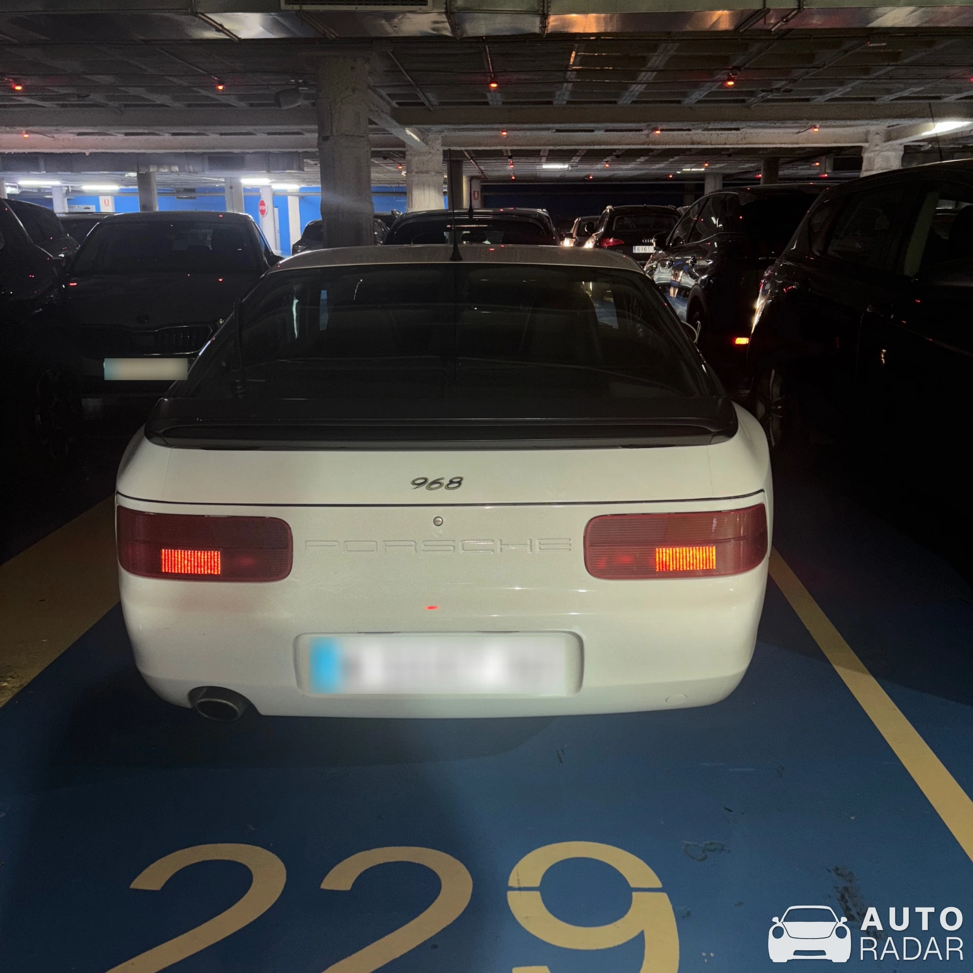Porsche 968 spotted in Málaga, Spain