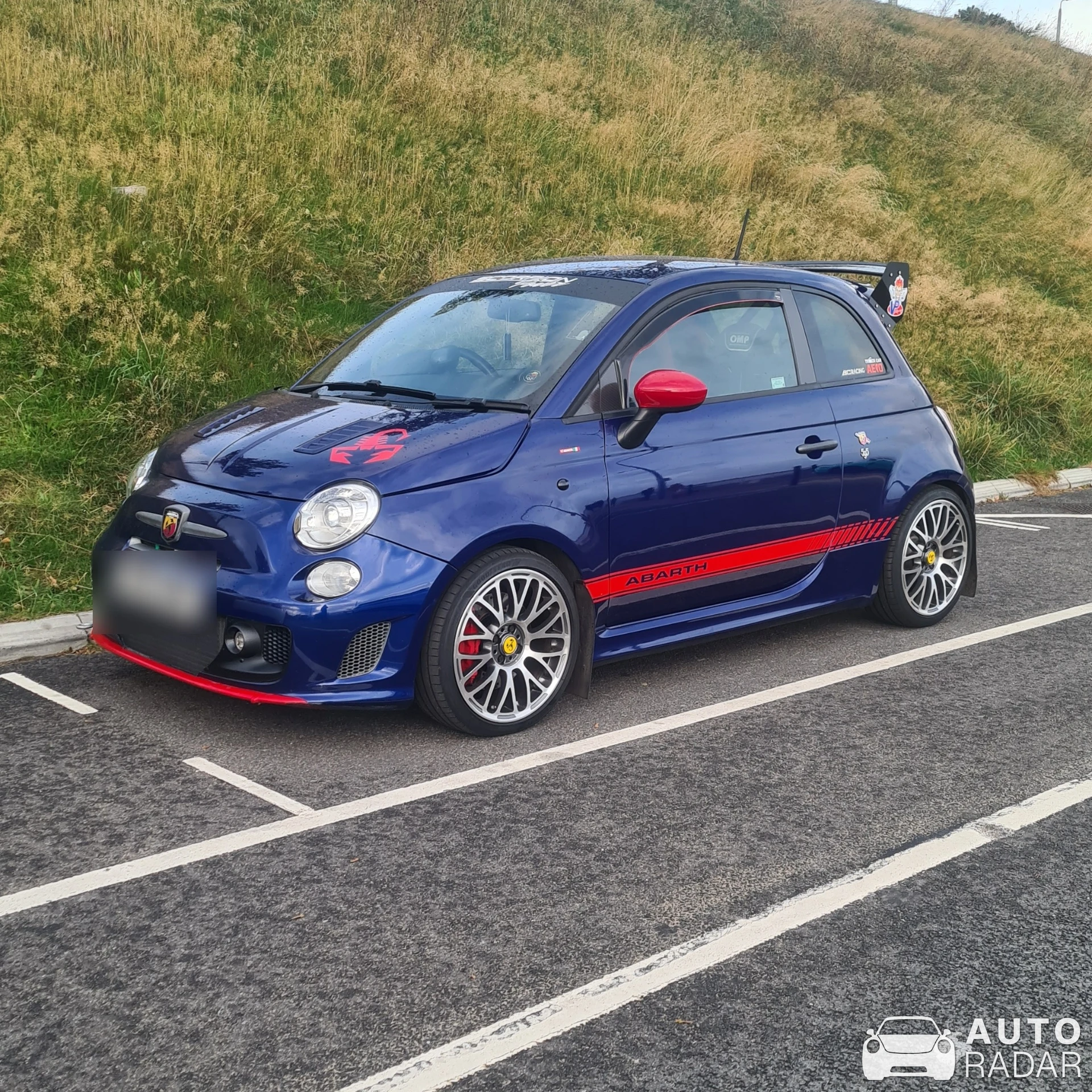 Abarth 695 Competizione spotted in Colwyn Bay