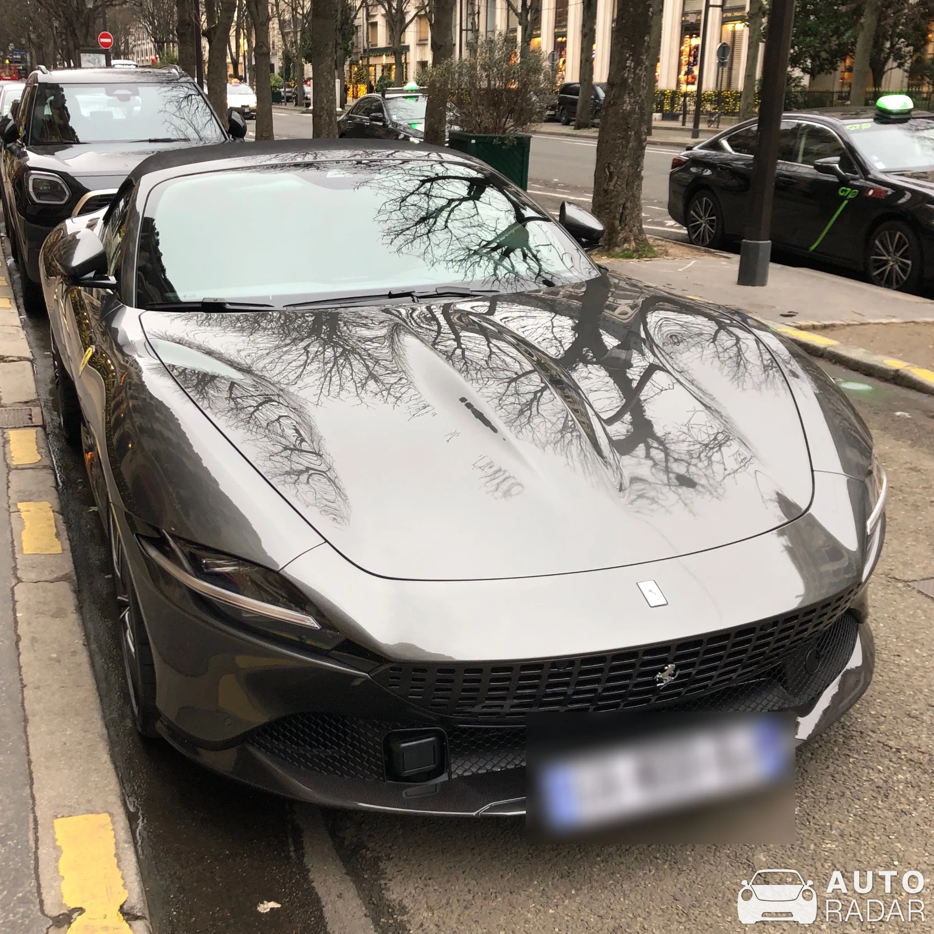 Ferrari Roma spotted in Paris, France